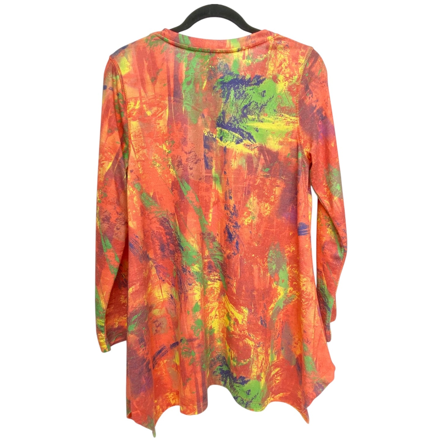 Top Long Sleeve By Philosophy In Orange, Size: M
