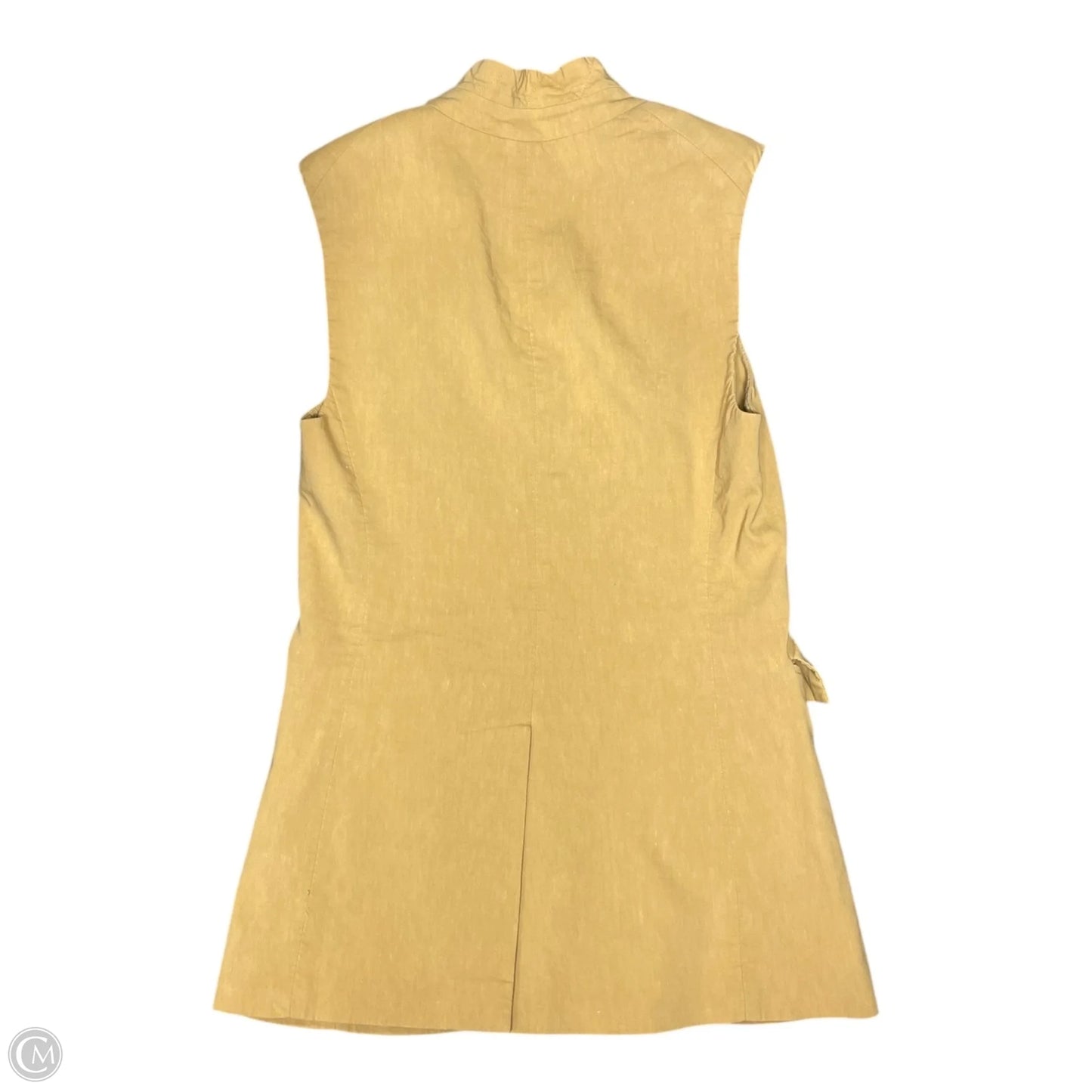 Vest Designer By Veronica Beard In Tan, Size: 4