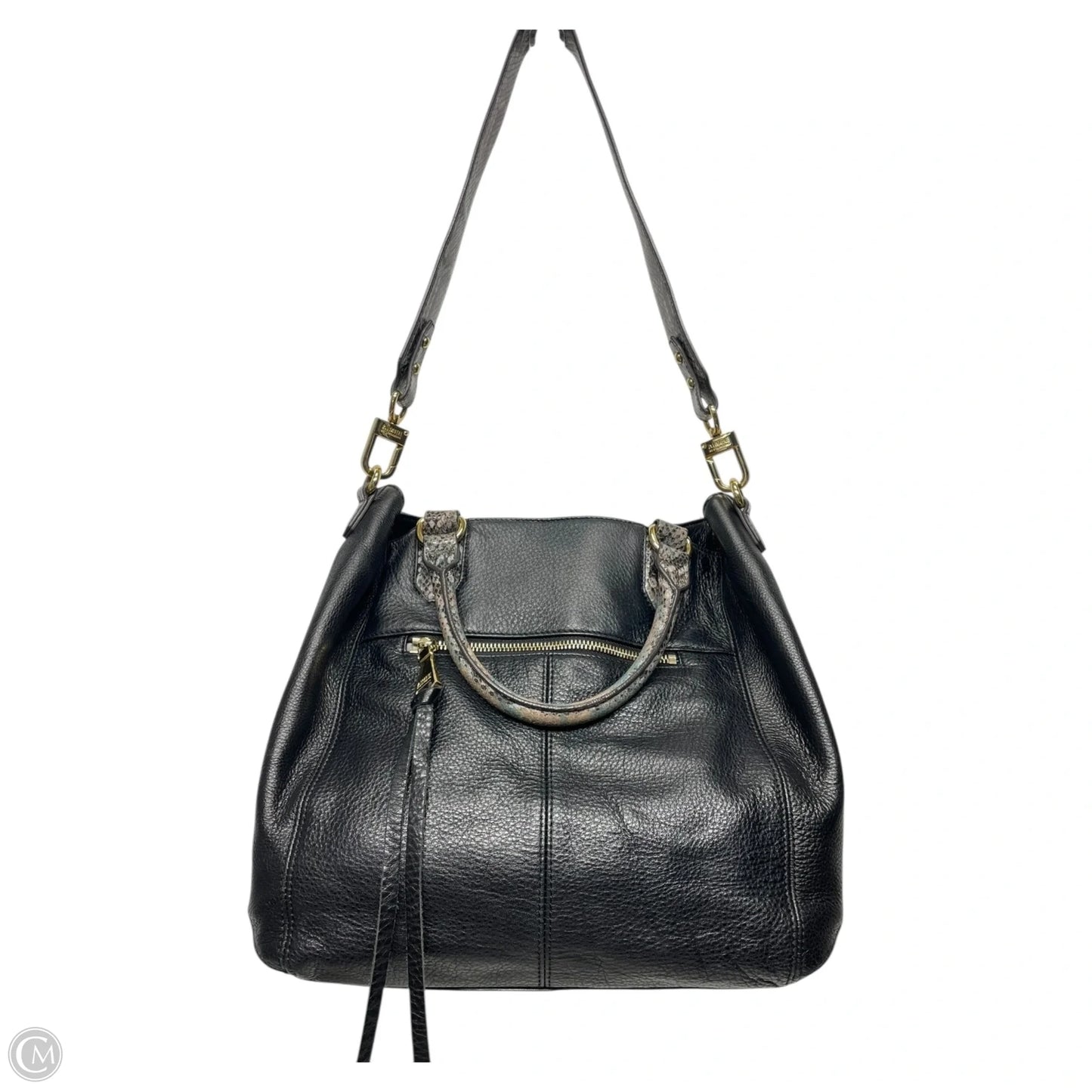 Handbag Leather By Aimee Kestenberg, Size: Large