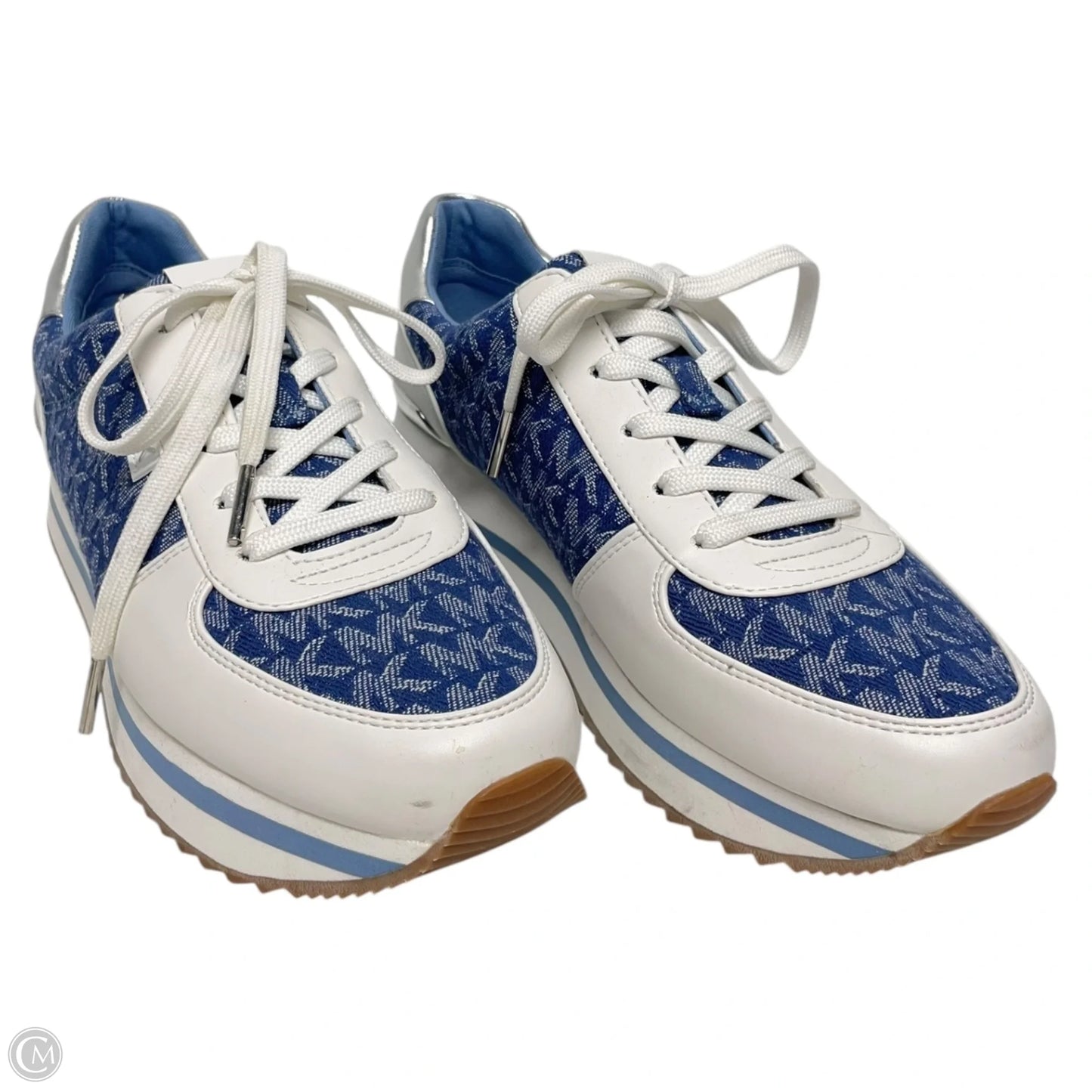 Shoes Sneakers By Michael By Michael Kors In Blue & White, Size: 9