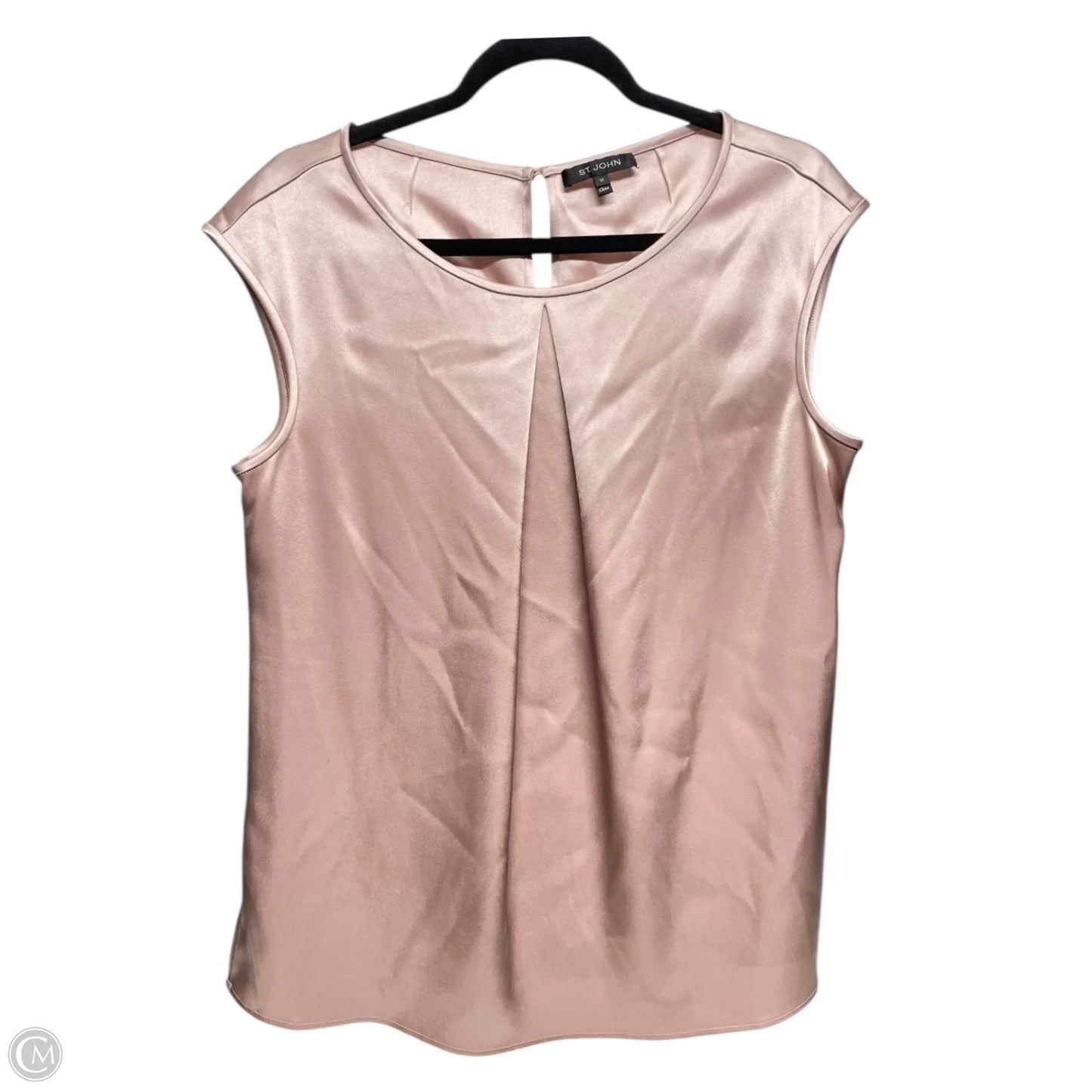 Blouse Designer By St John Collection In Pink, Size: M