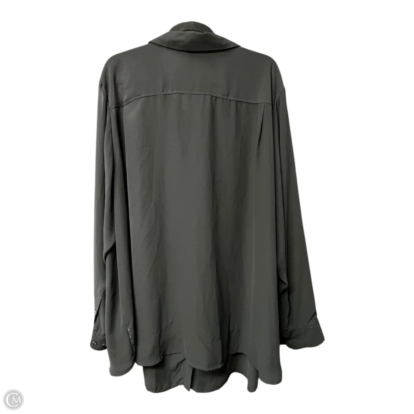 Top 3/4 Sleeve By Catherines In Black, Size: 3x
