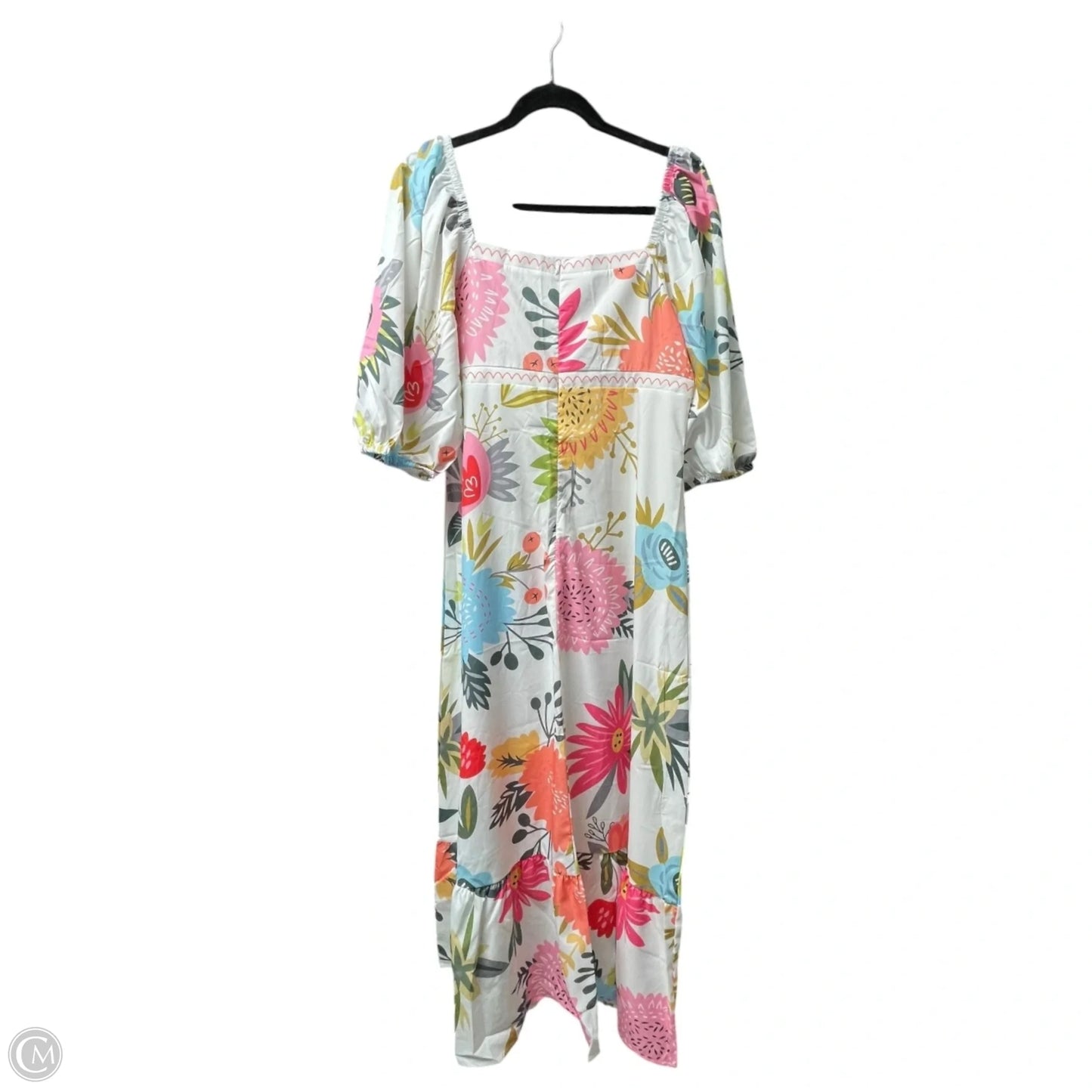 Dress Casual Maxi By Amazon Essentials In Floral Print, Size: L