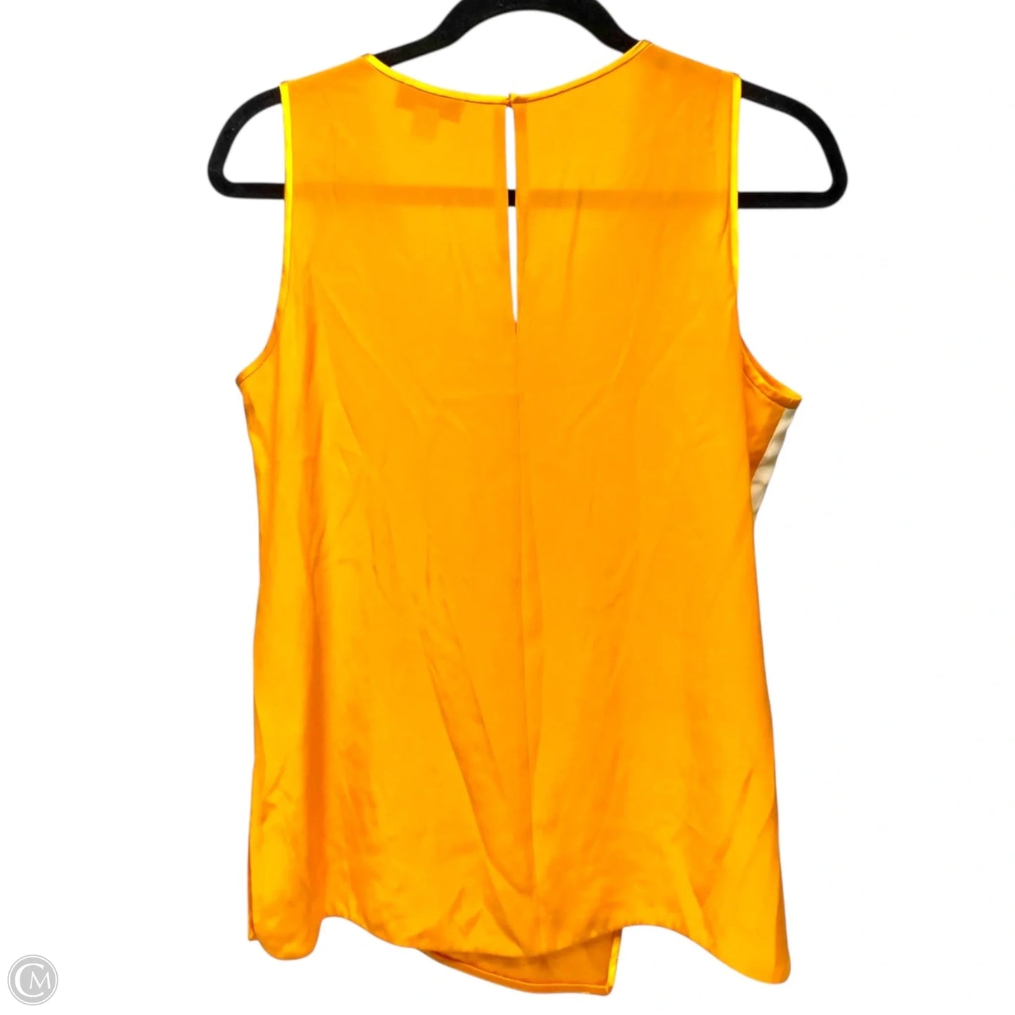 Top Sleeveless By Per Se In Yellow, Size: 4