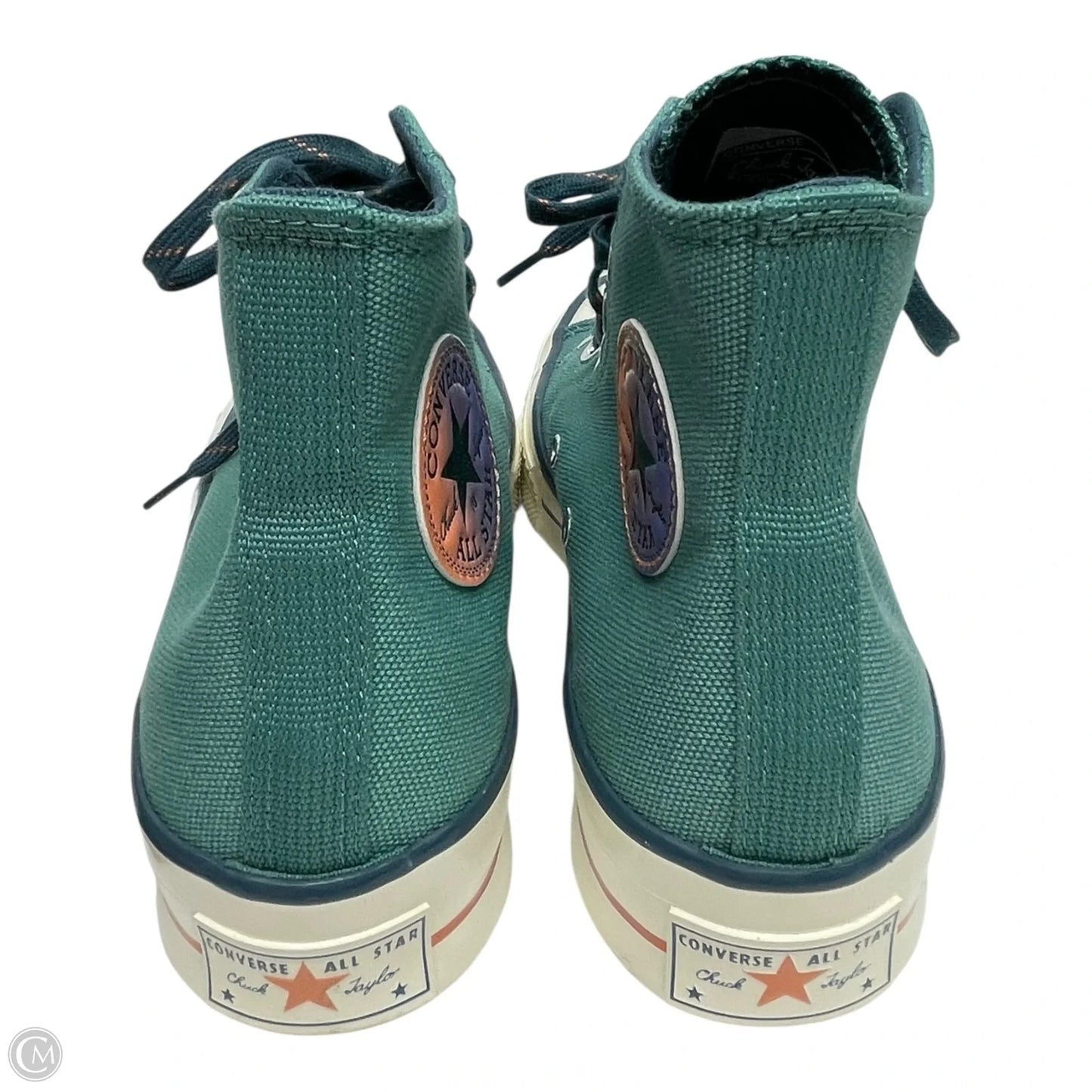 Shoes Sneakers Platform By Converse In Green, Size: 8