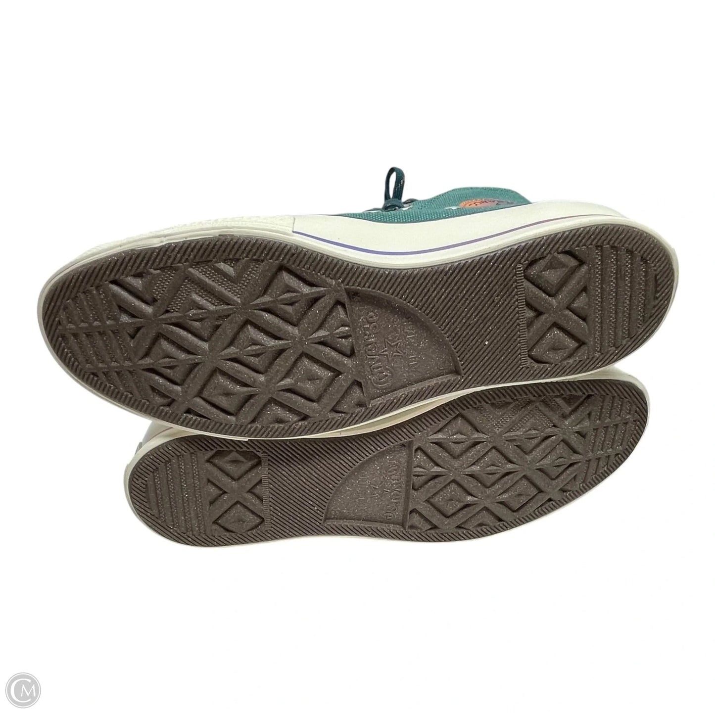 Shoes Sneakers Platform By Converse In Green, Size: 8