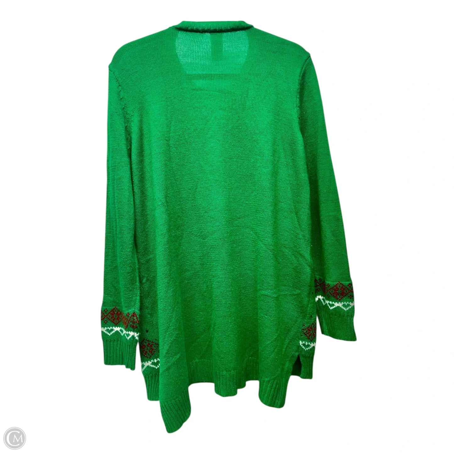 Sweater By Holiday Time In Green, Size: 2x
