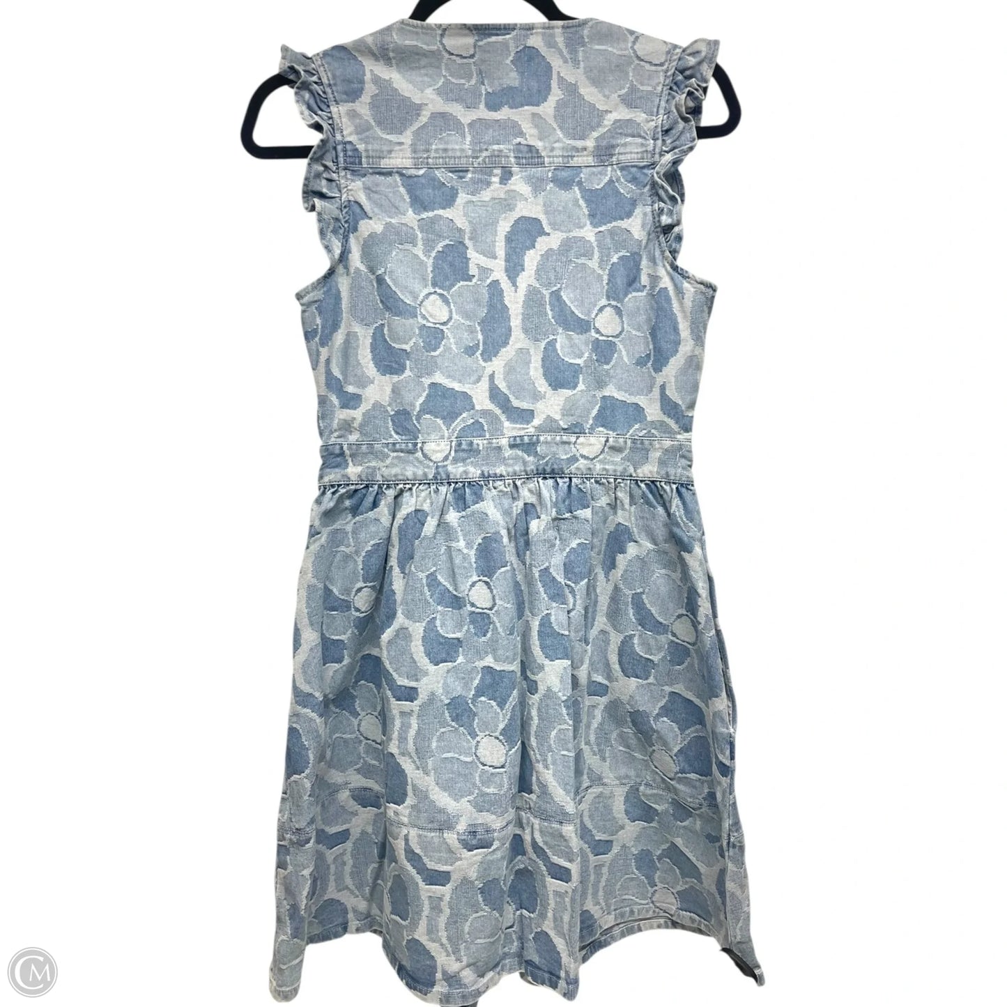 Dress Designer By Kate Spade In Blue Denim, Size: 0