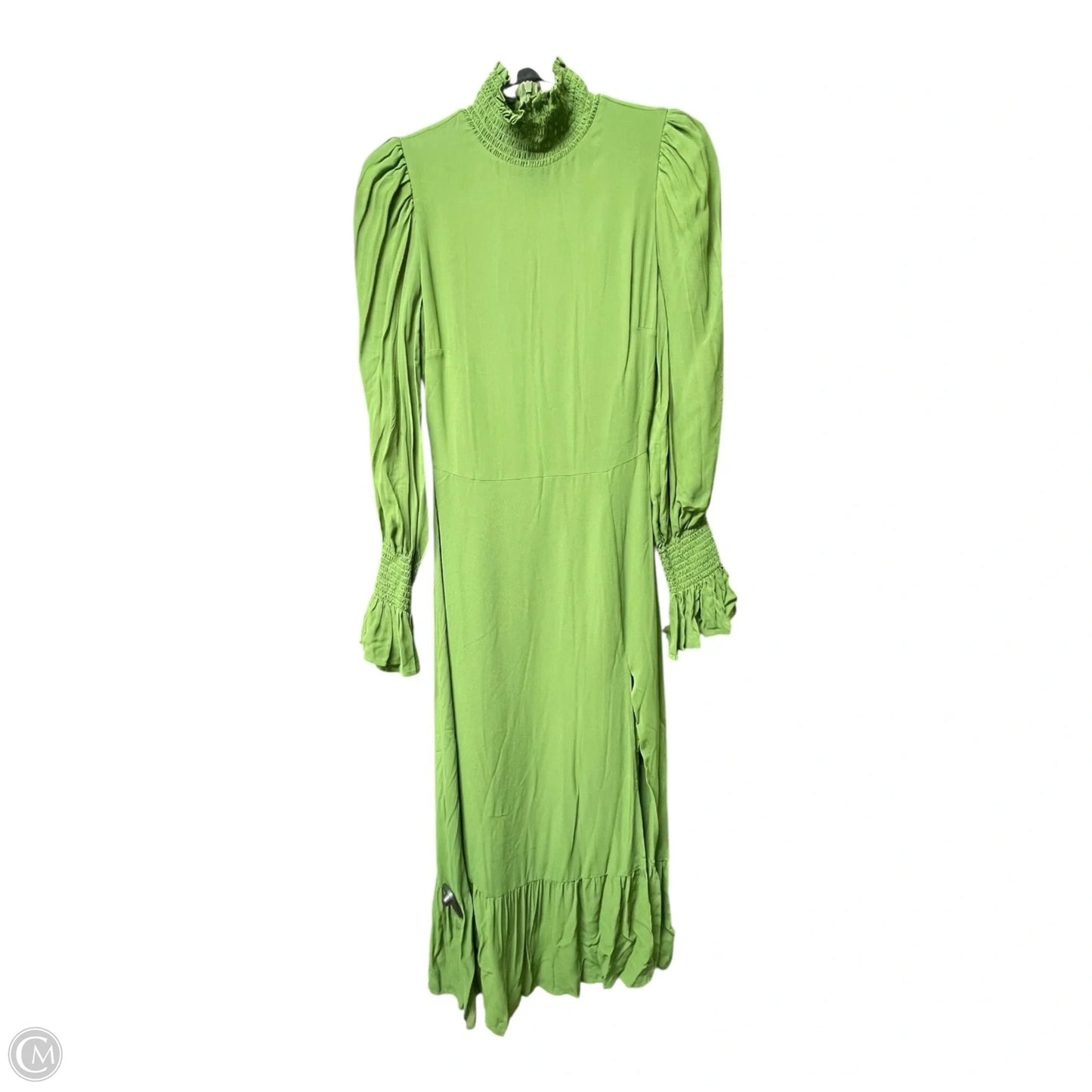 Dress Casual Midi By Reformation In Green, Size: 0