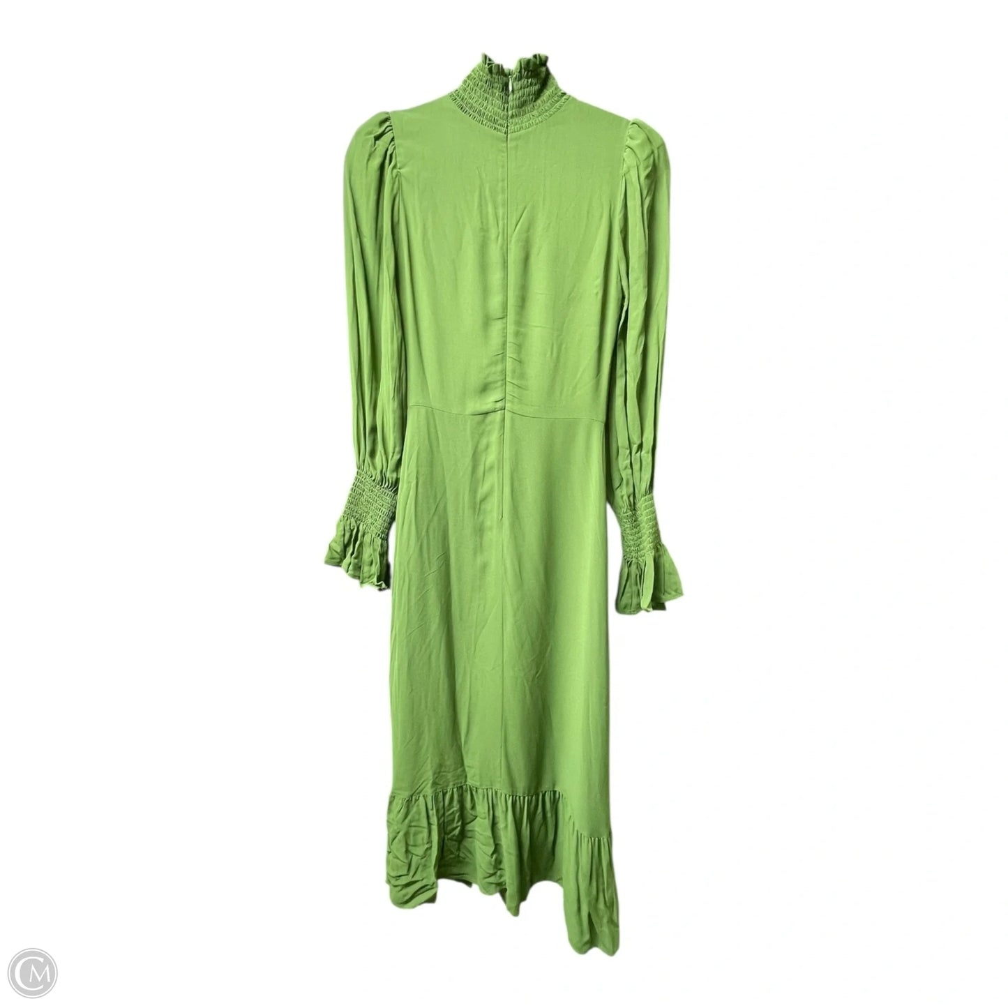 Dress Casual Midi By Reformation In Green, Size: 0