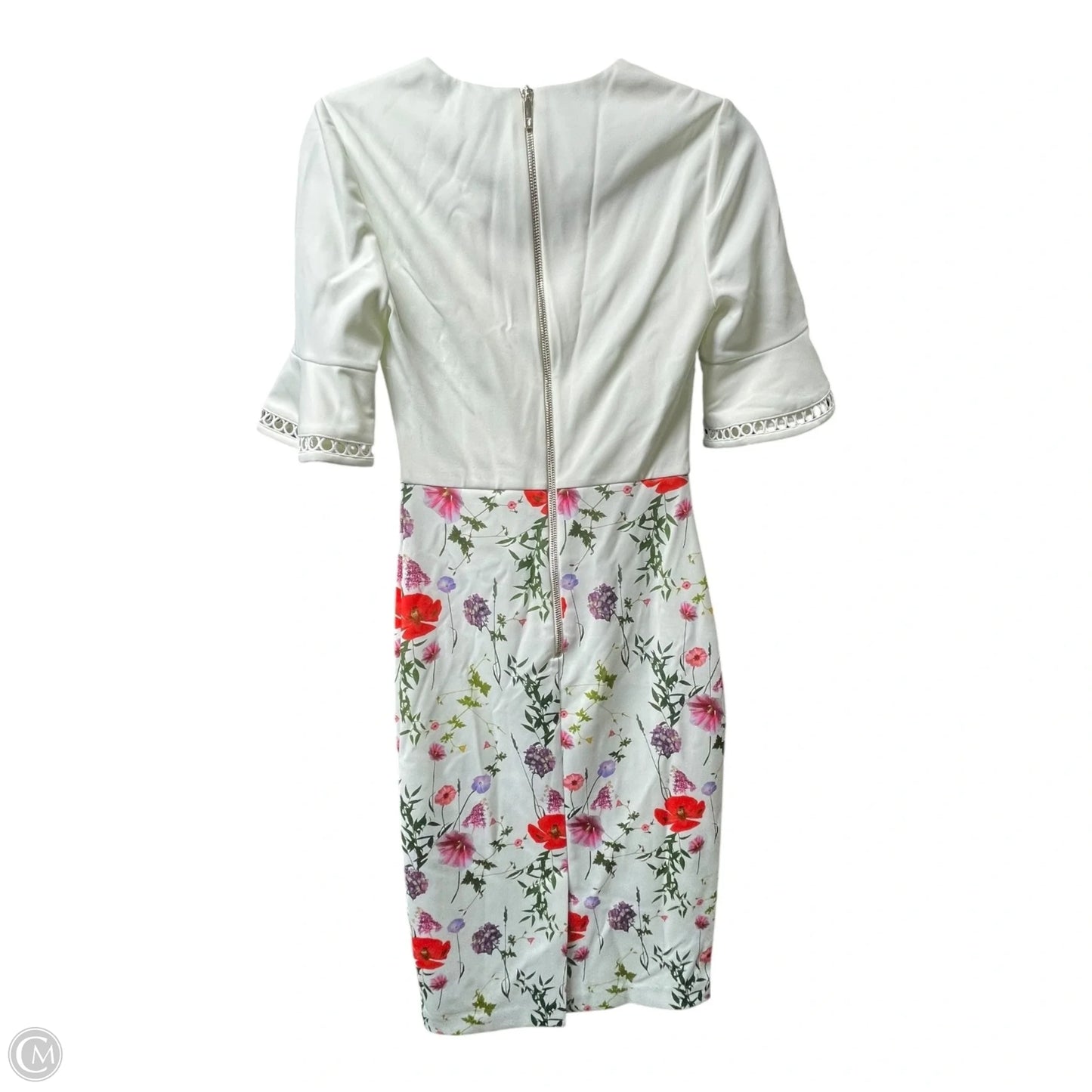 Dress Party Short By Ted Baker In Floral Print, Size: 0