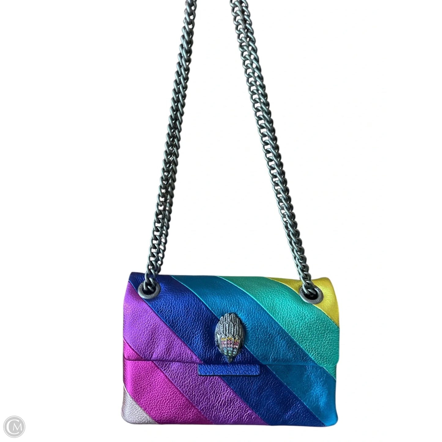 Handbag Leather By Kurt Geiger London, Size: Small