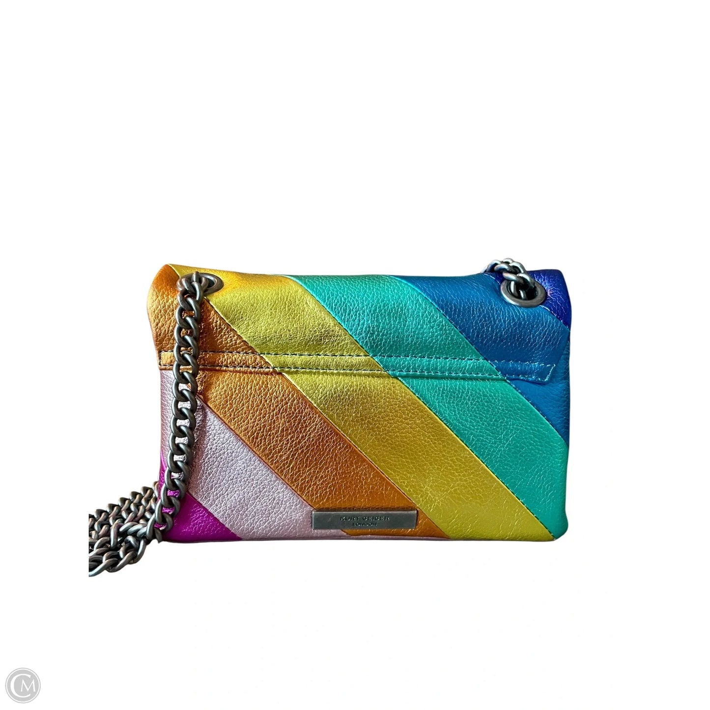 Handbag Leather By Kurt Geiger London, Size: Small