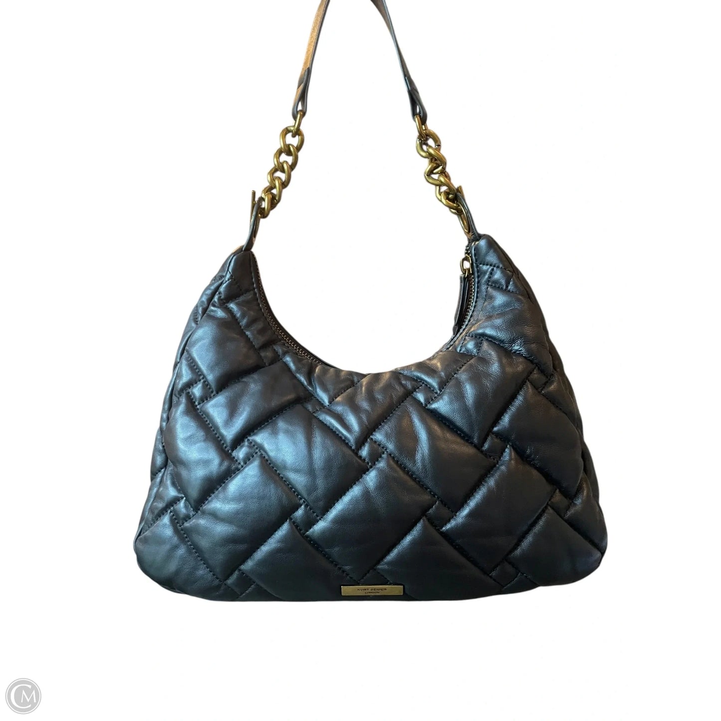 Handbag Leather By Kurt Geiger London, Size: Large