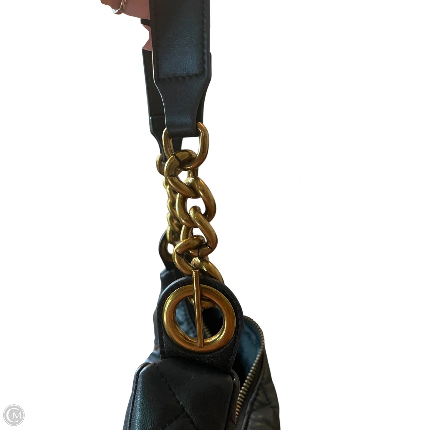 Handbag Leather By Kurt Geiger London, Size: Large