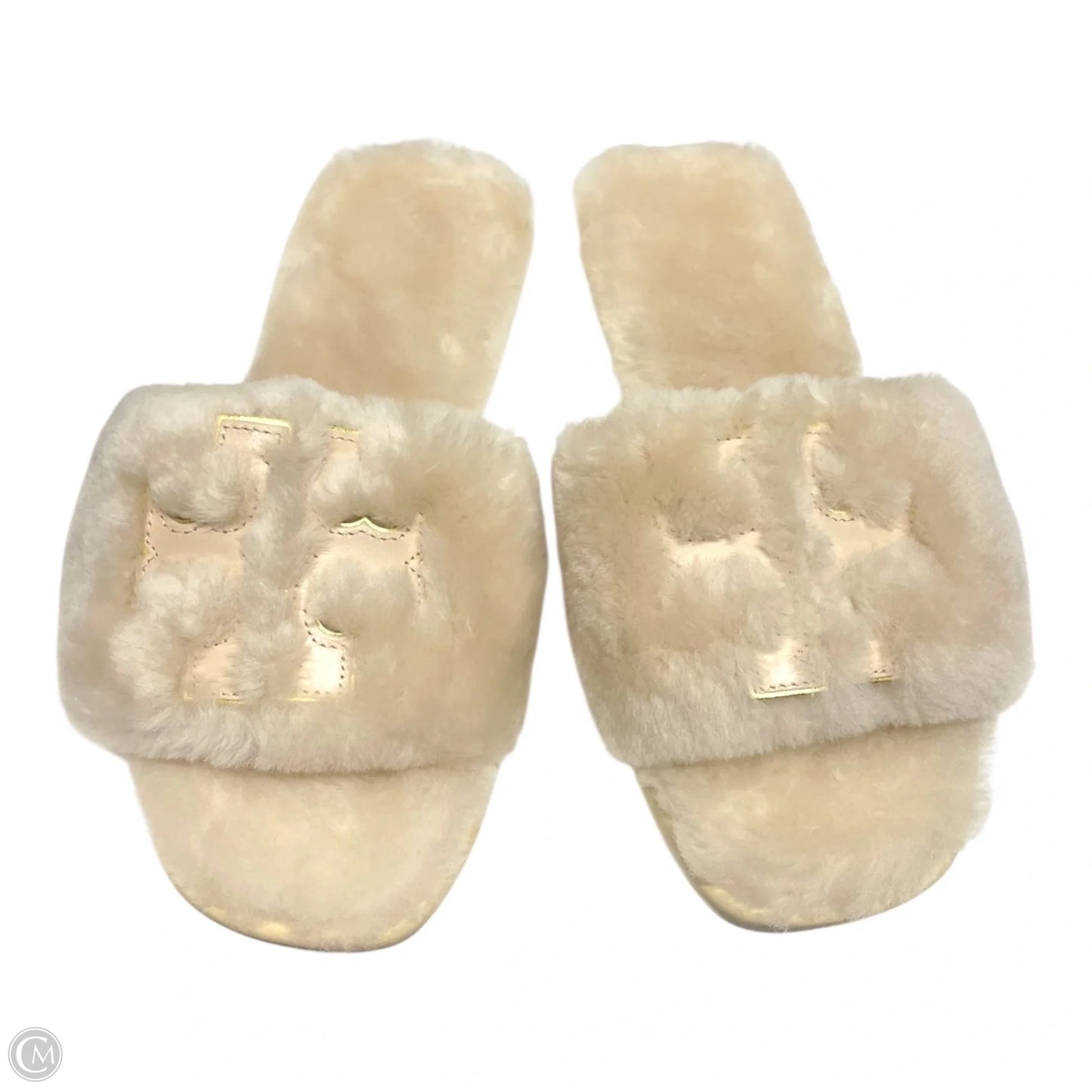 Sandals Designer By Tory Burch In Cream, Size: 6.5