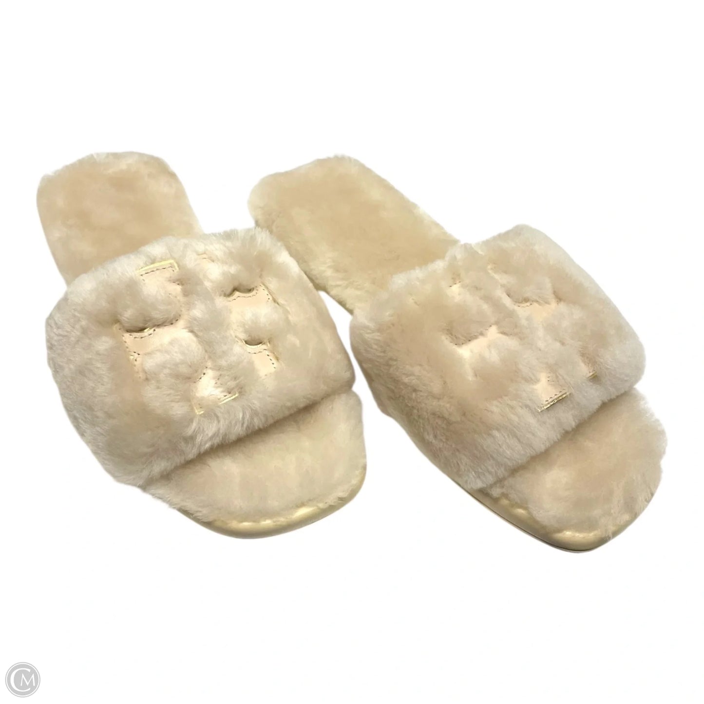Sandals Designer By Tory Burch In Cream, Size: 6.5