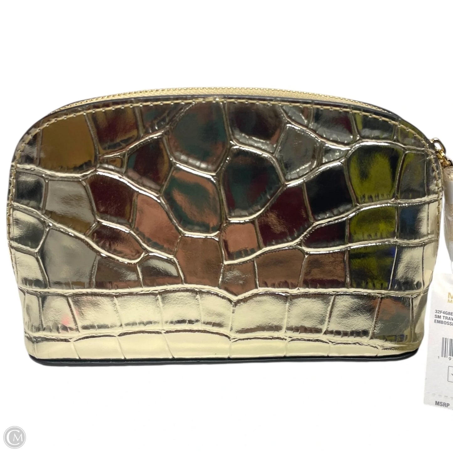 Makeup Bag Leather By Michael By Michael Kors, Size: Small