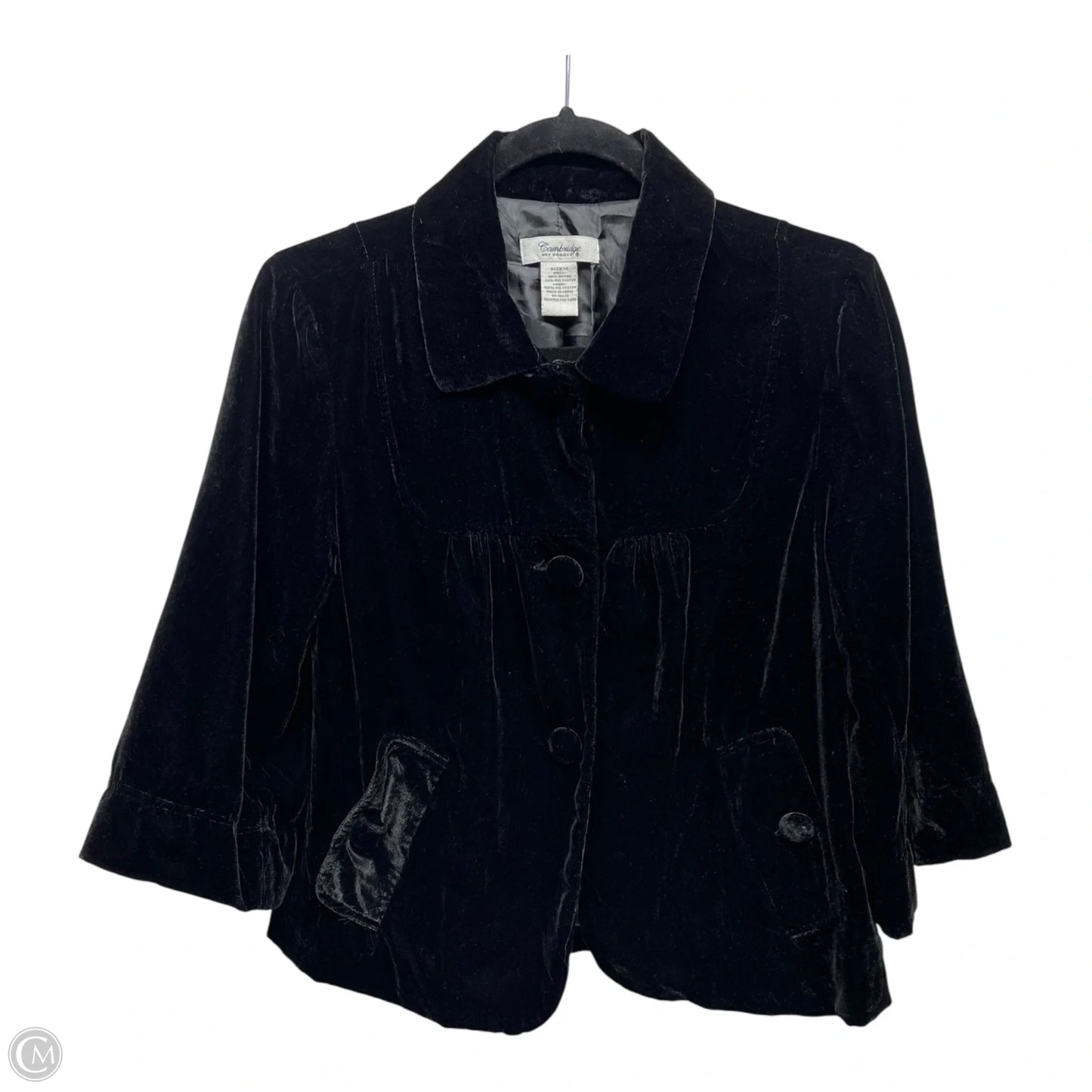 Bolero By CAMBRIDGE DRY GOODS In Black, Size: M