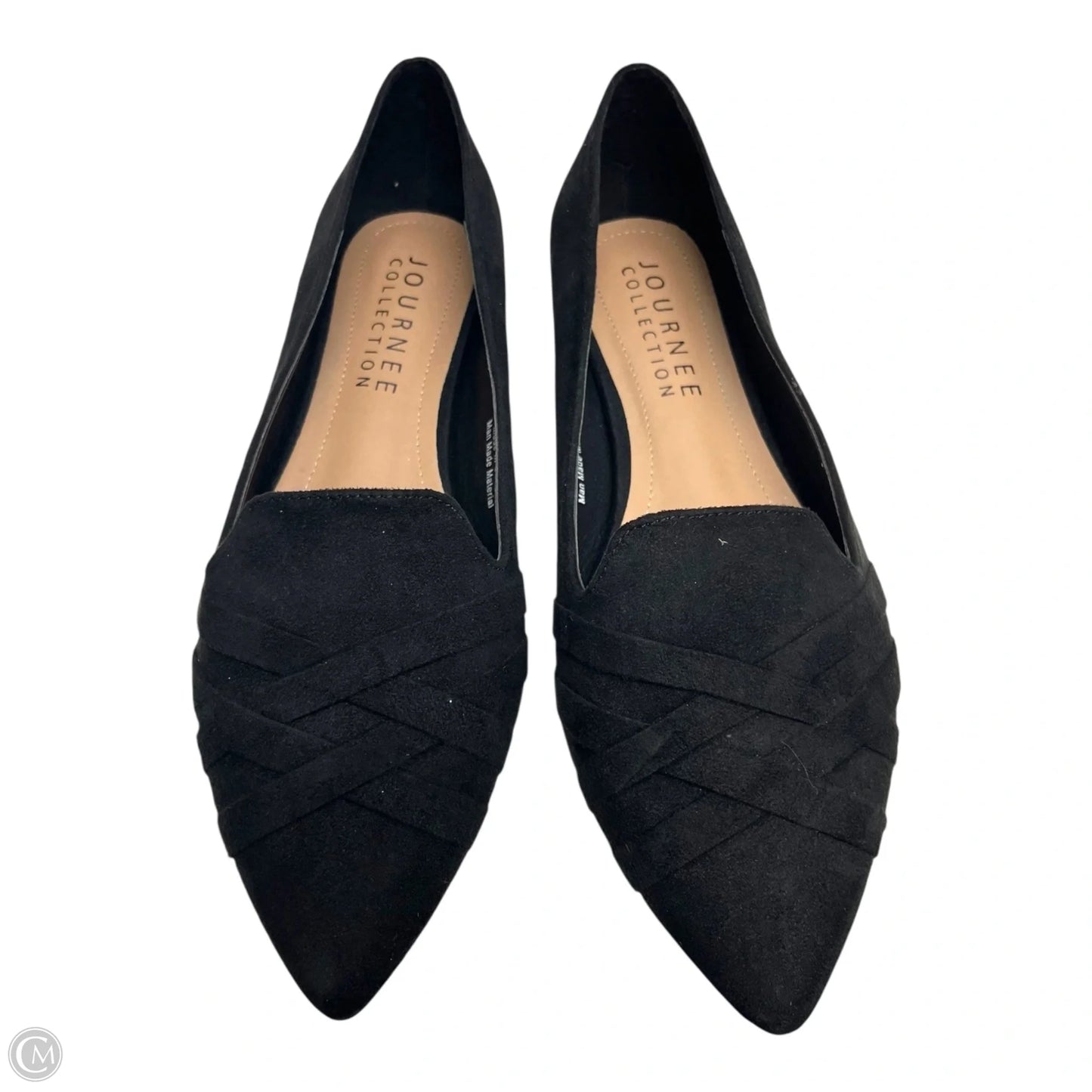 Shoes Flats By Journee In Black, Size: 7.5