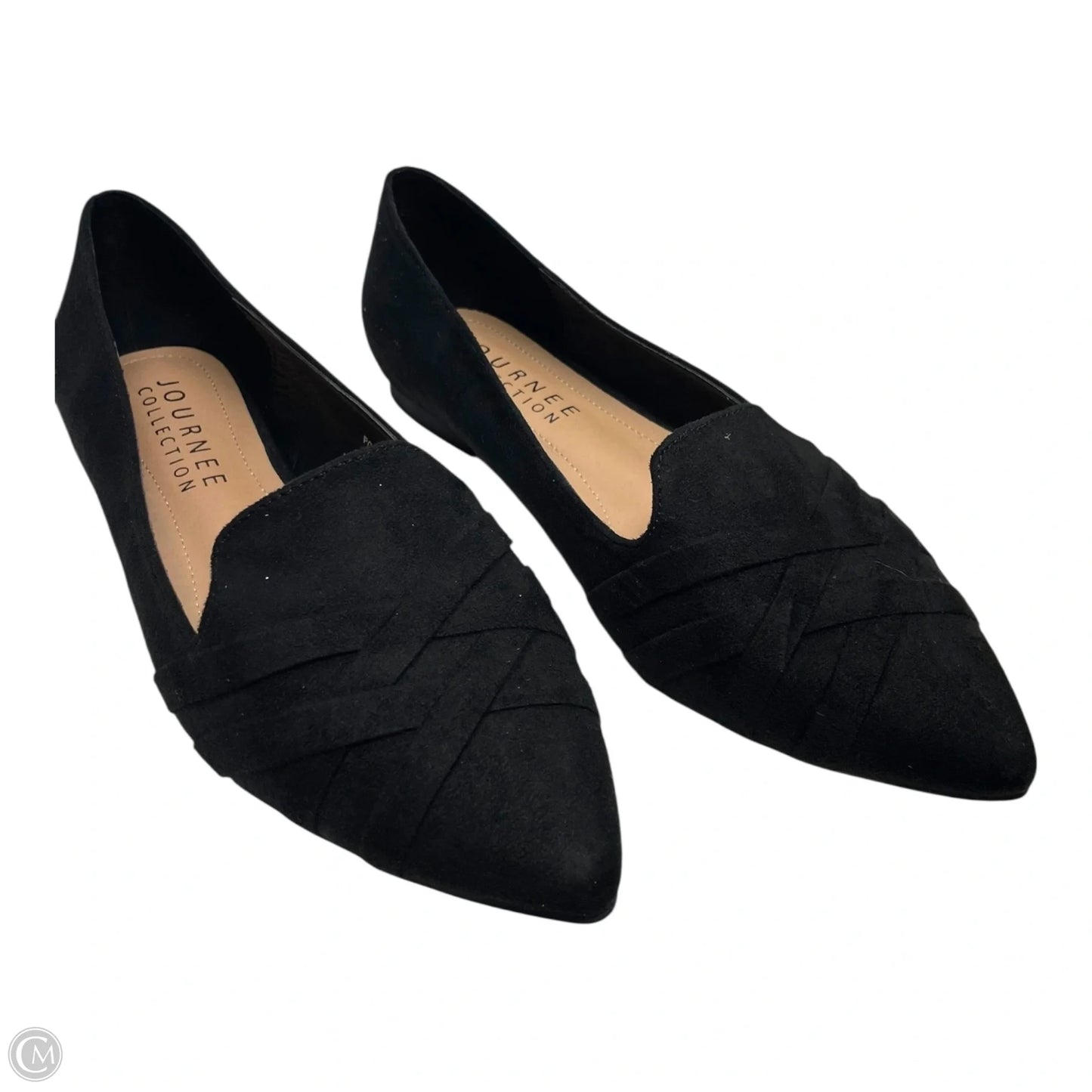 Shoes Flats By Journee In Black, Size: 7.5