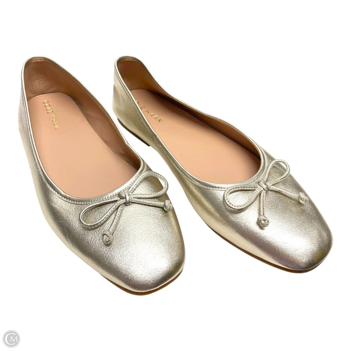 Shoes Flats By Cole-haan In Gold, Size: 8