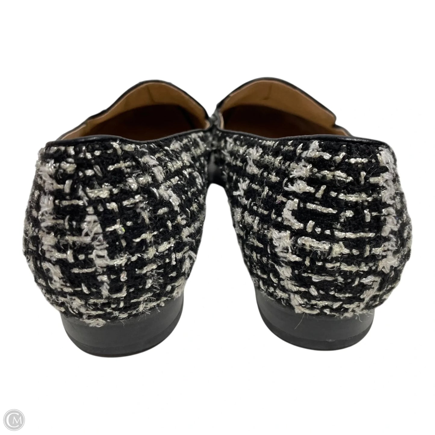Shoes Designer By Neiman Marcus In Black & White, Size: 9.5