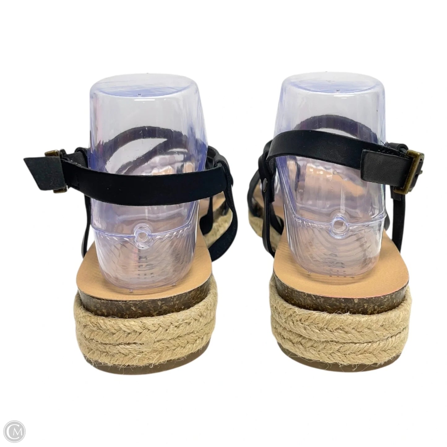 Sandals Flats By Esprit In Black, Size: 7.5