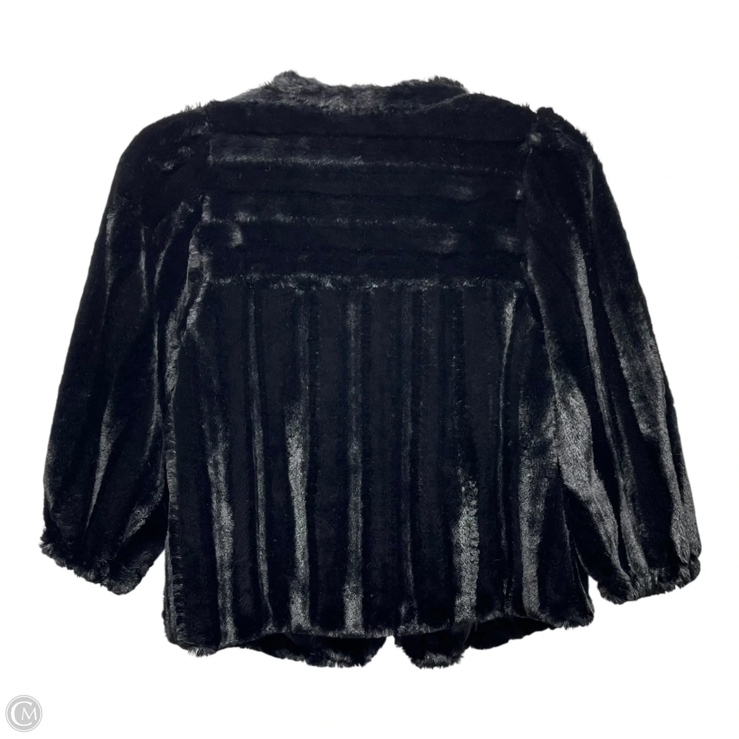 Jacket Faux Fur & Sherpa By CHERRY In Black, Size: S