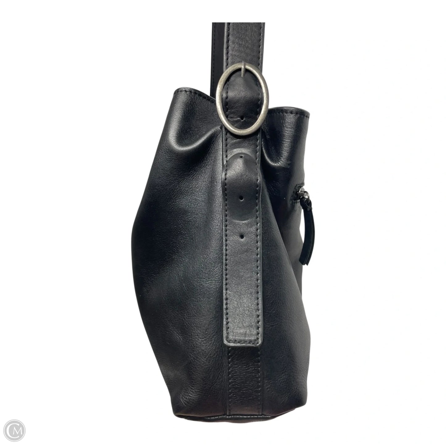 Handbag Leather By Clothes Mentor, Size: Medium