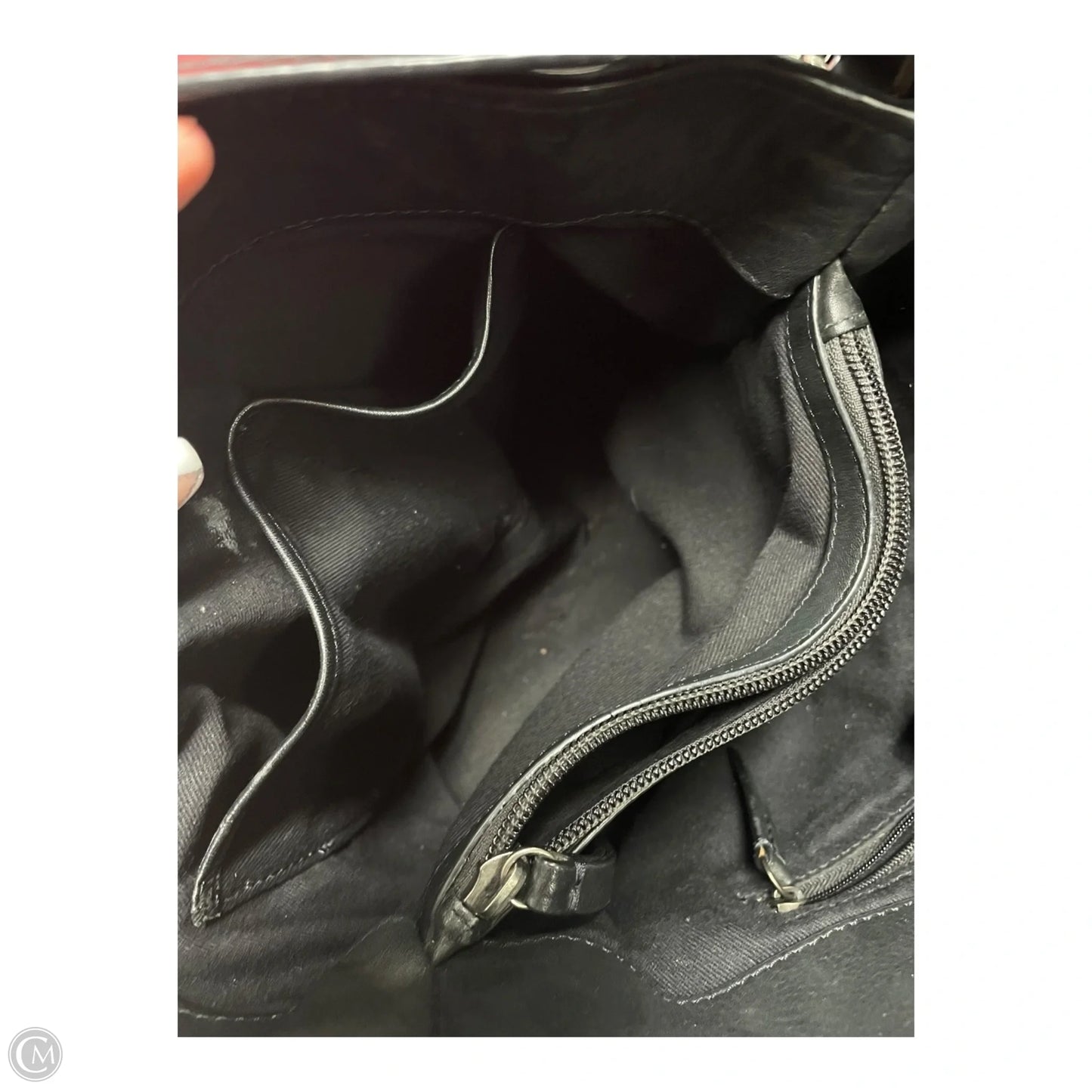 Handbag Leather By Clothes Mentor, Size: Medium