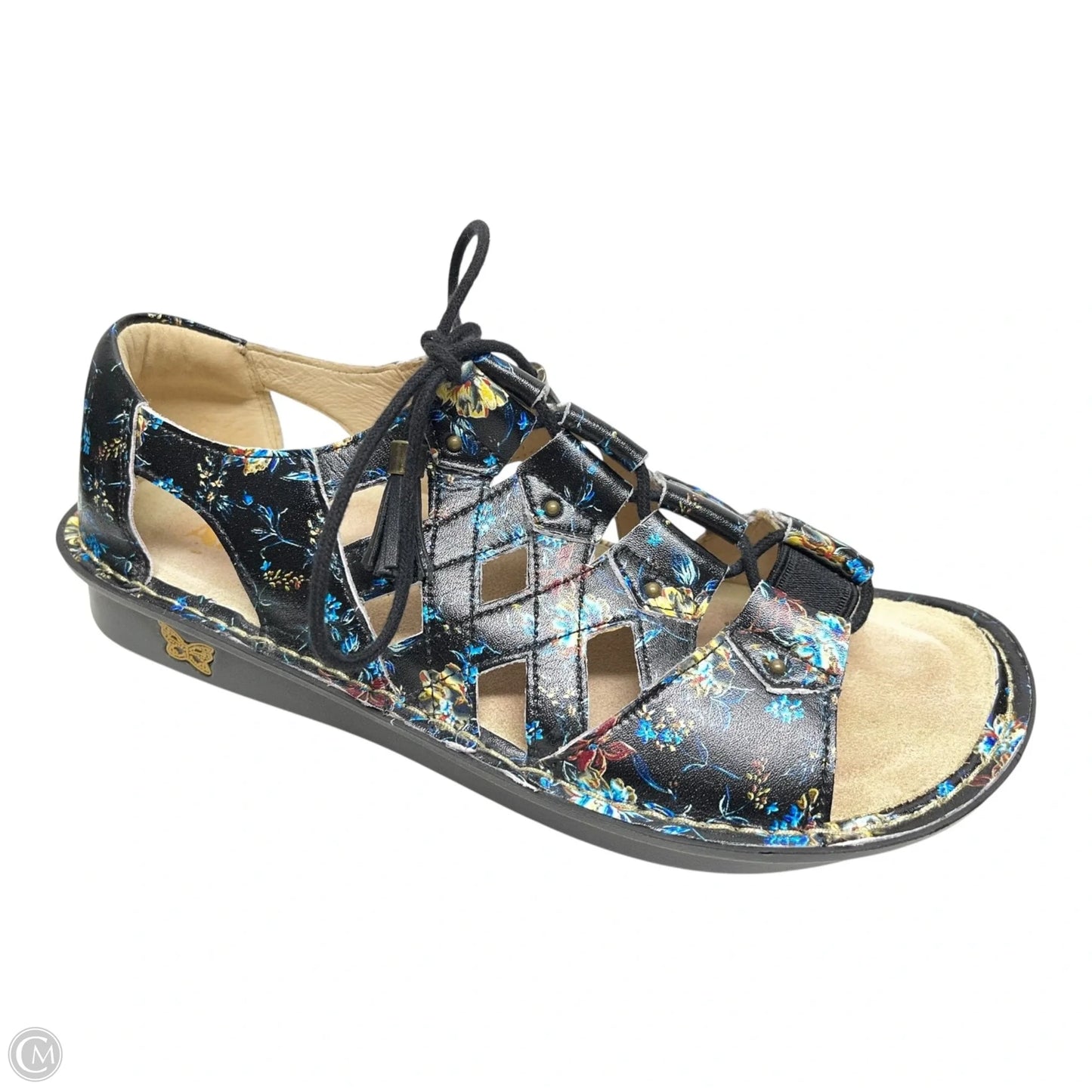 Sandals Flats By Alegria In Multi-colored, Size: 9