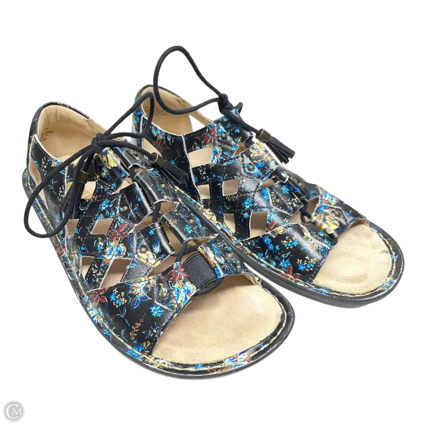 Sandals Flats By Alegria In Multi-colored, Size: 9