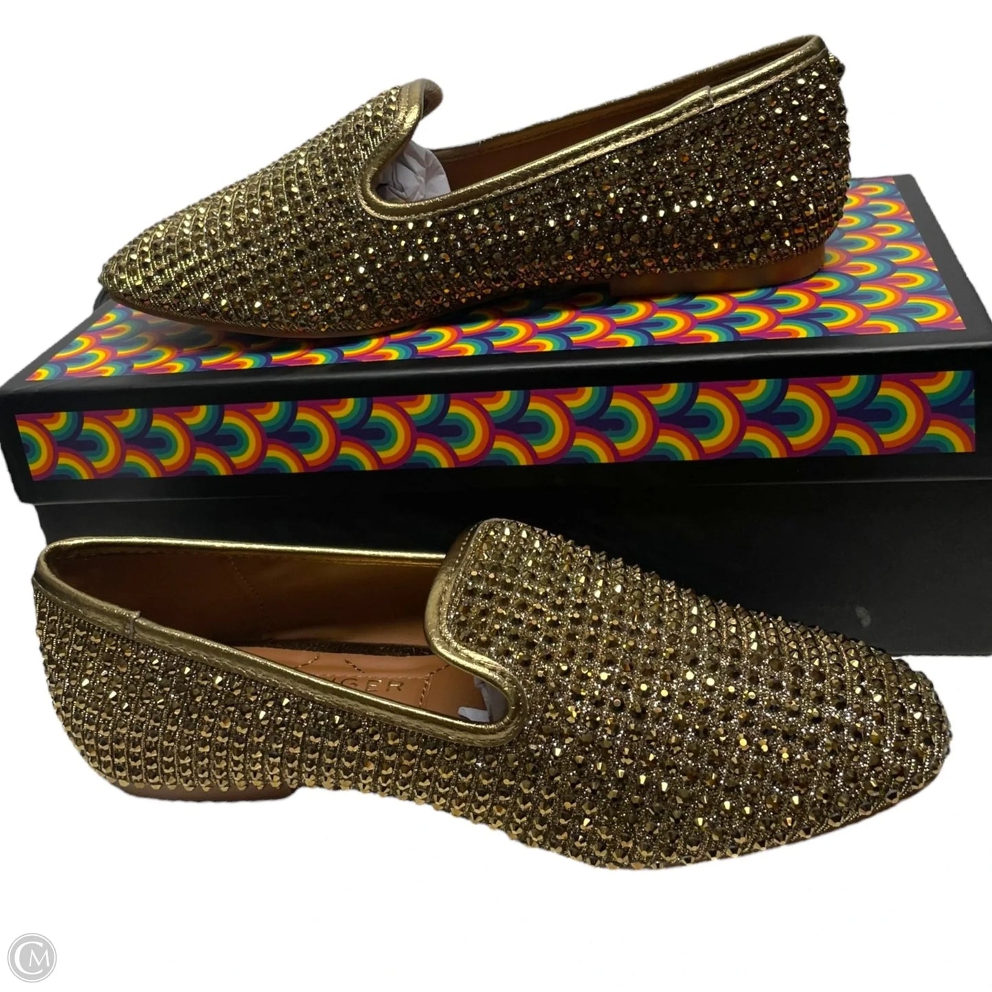 Shoes Flats By Kurt Geiger London In Gold, Size: 7