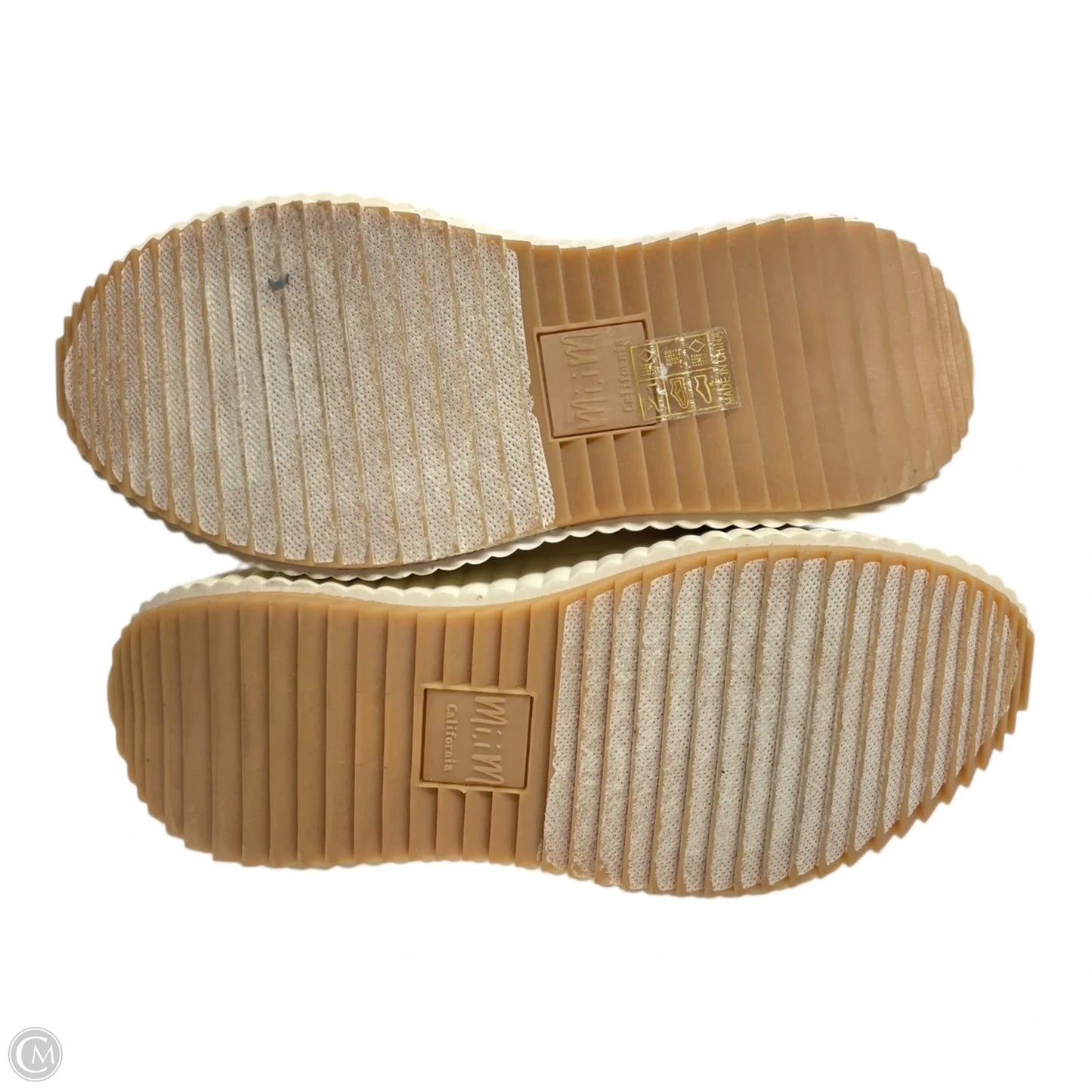 Shoes Sneakers Platform By MIIM In Cream, Size: 6.5