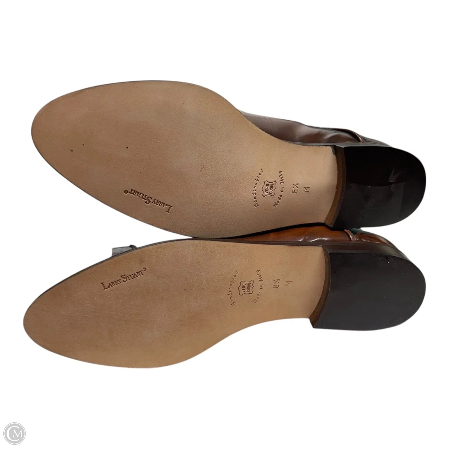 Boots Knee Flats By LARRY STUART In Brown, Size: 8.5