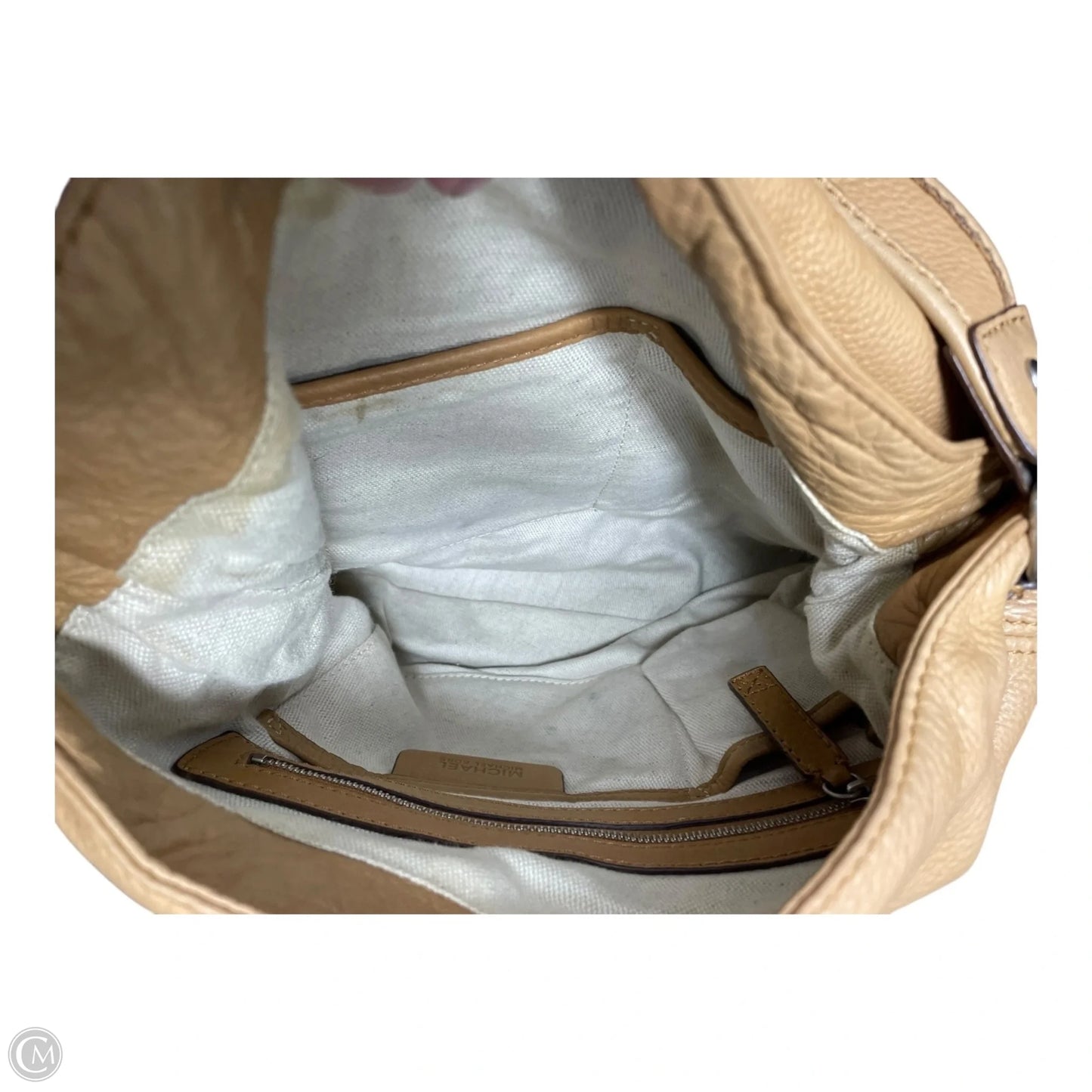 Handbag Leather By Michael By Michael Kors, Size: Large