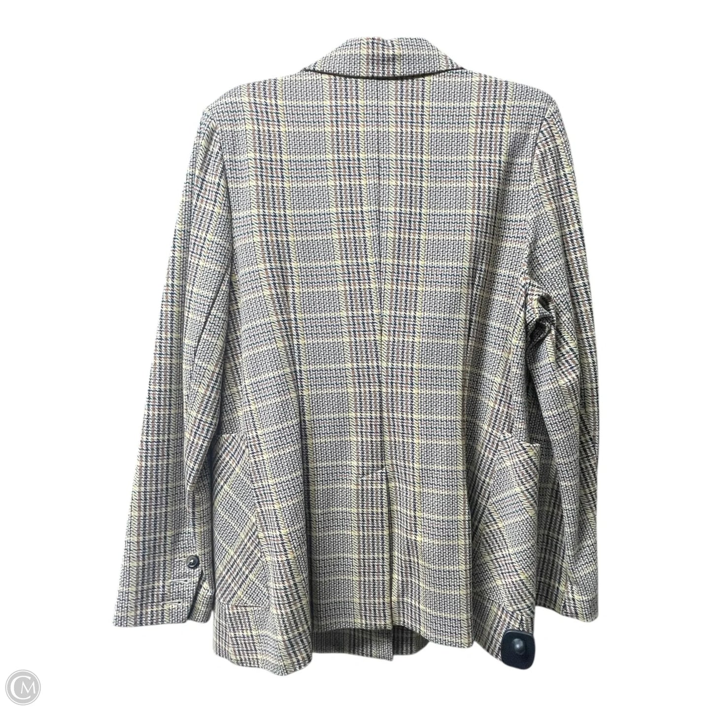 Blazer By Cabi In Plaid Pattern, Size: 14