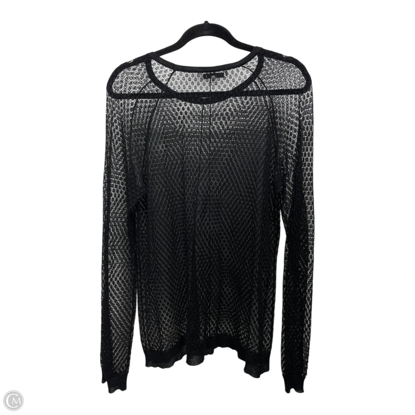Top Long Sleeve By Cabi In Black, Size: Xl