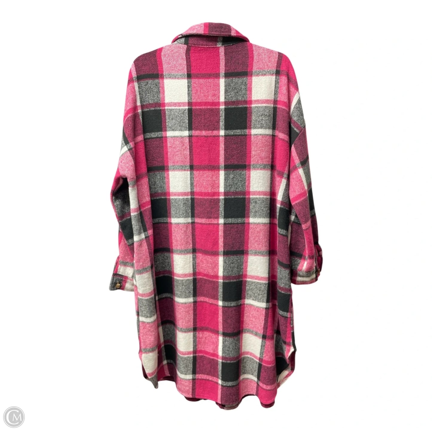 Dress Casual Short By Clothes Mentor In Black & Pink, Size: Xl