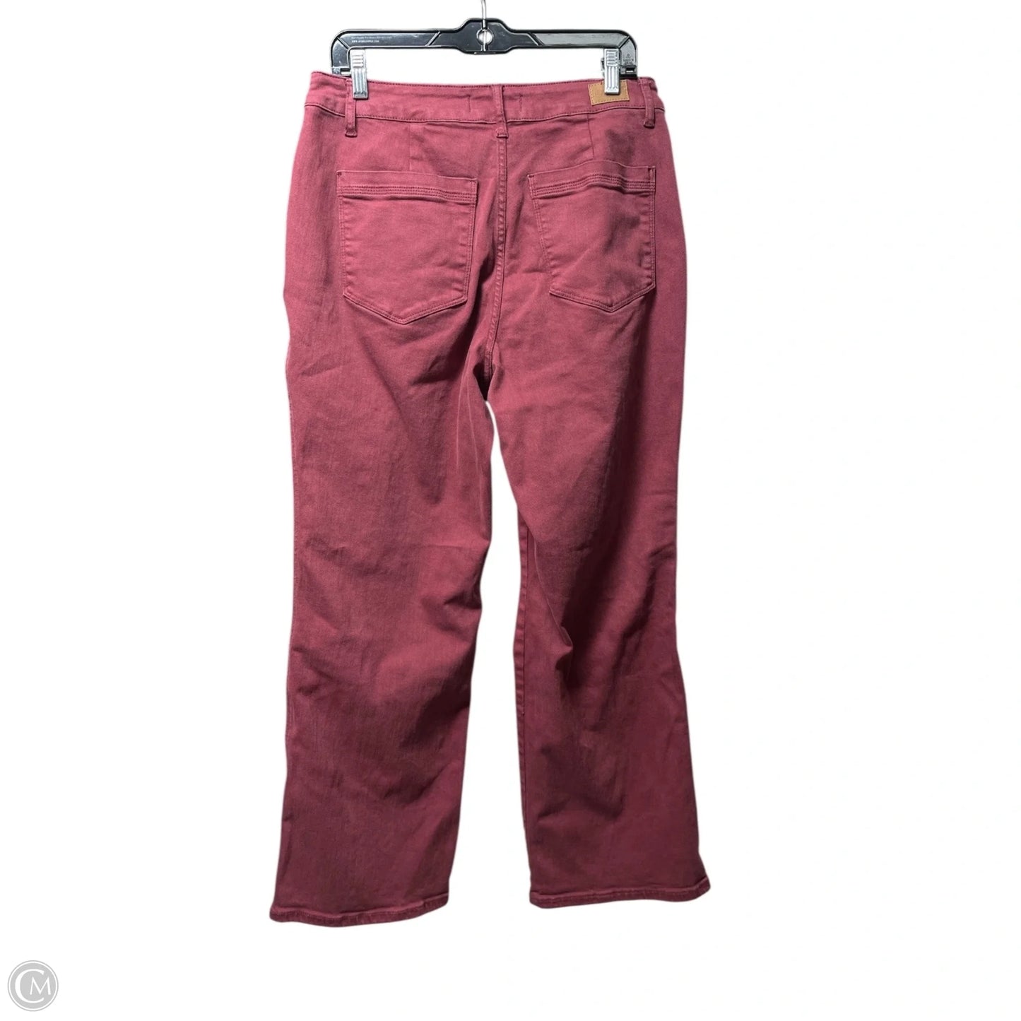 Jeans Wide Leg By Judy Blue In Maroon, Size: 14