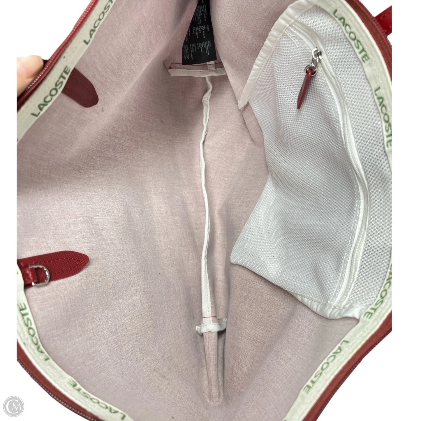 Tote By Lacoste, Size: Large