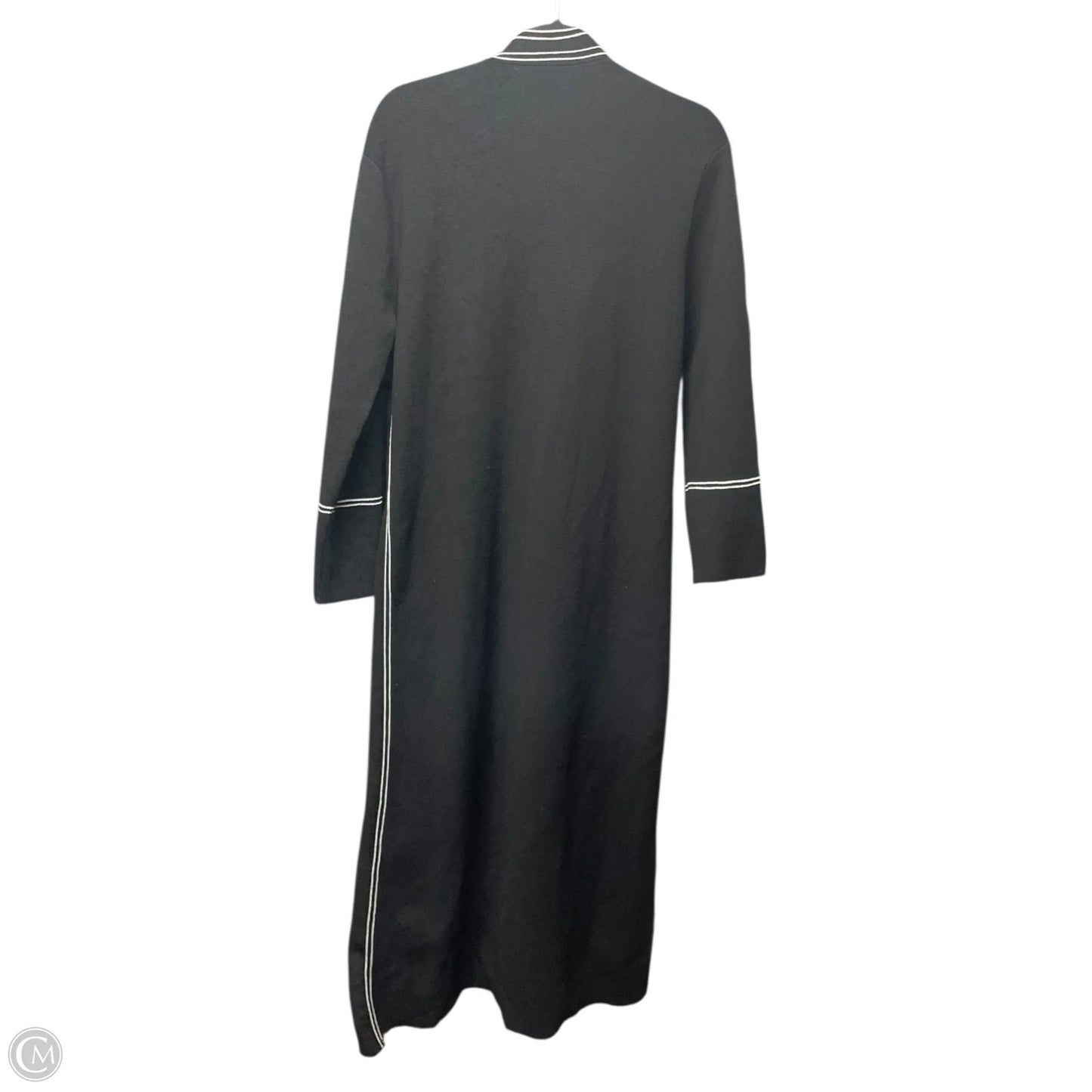 Sweater Cardigan By Zara In Black, Size: L