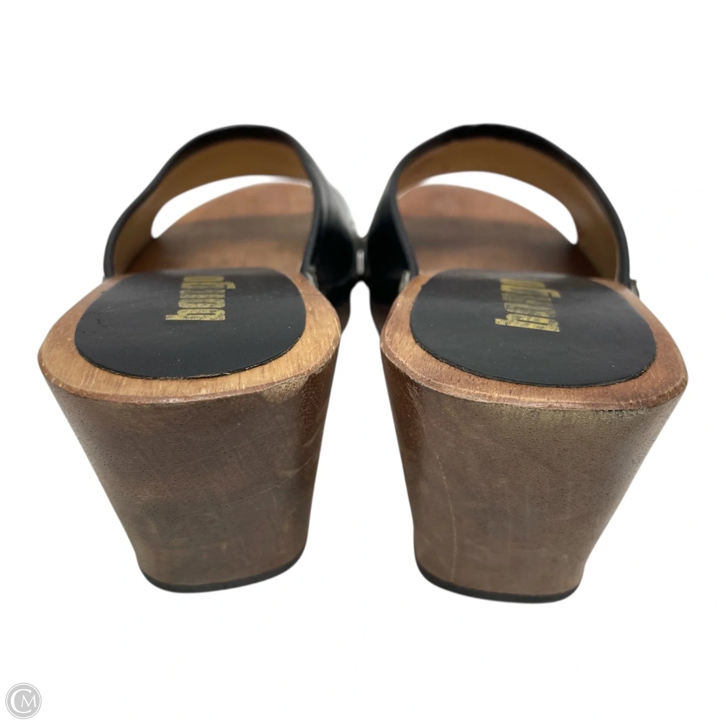 Sandals Heels Wedge By Bongo In Black, Size: 7