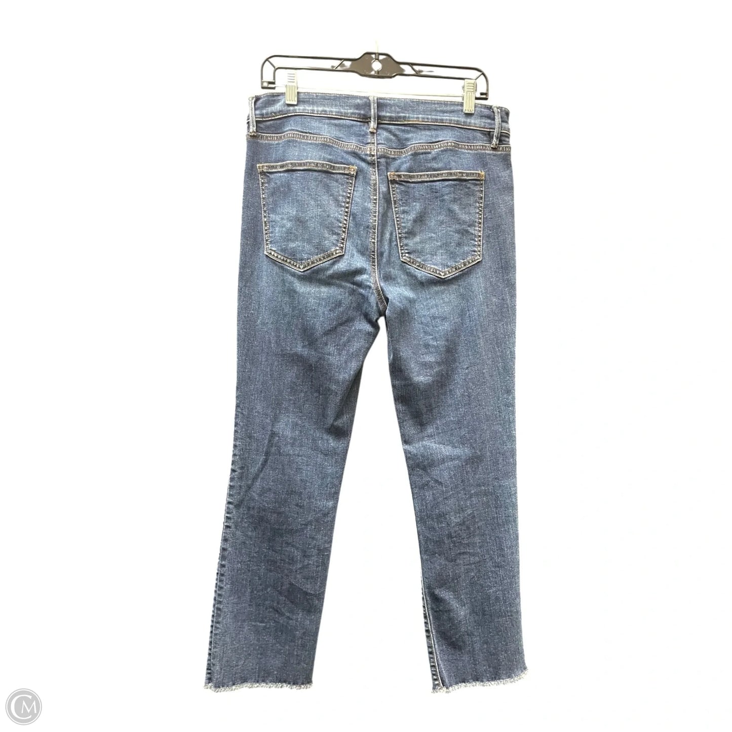 Jeans Cropped By Ann Taylor In Blue Denim, Size: 8