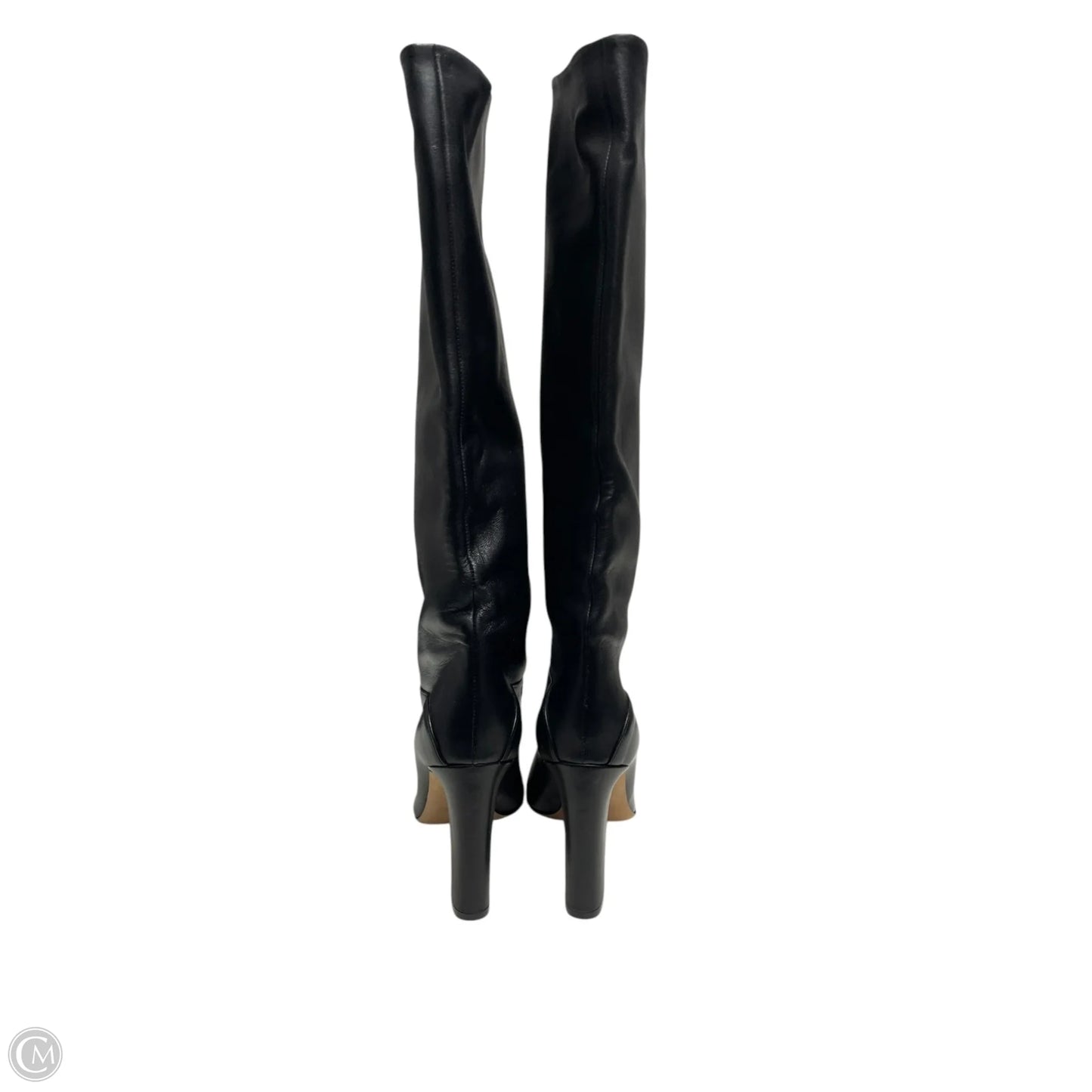 Boots Knee Heels By PARIS TEXAS In Black, Size: 8