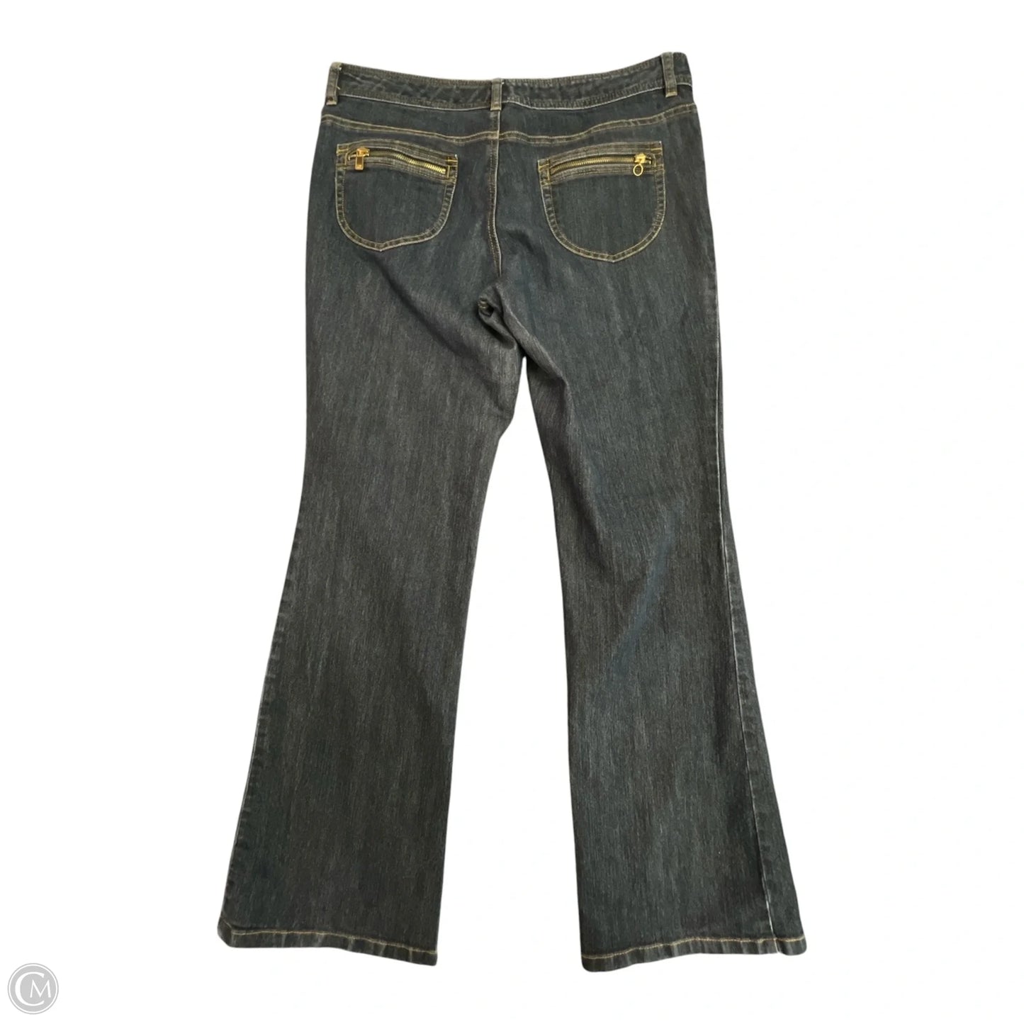 Jeans Wide Leg By Michael By Michael Kors In Blue Denim, Size: 14
