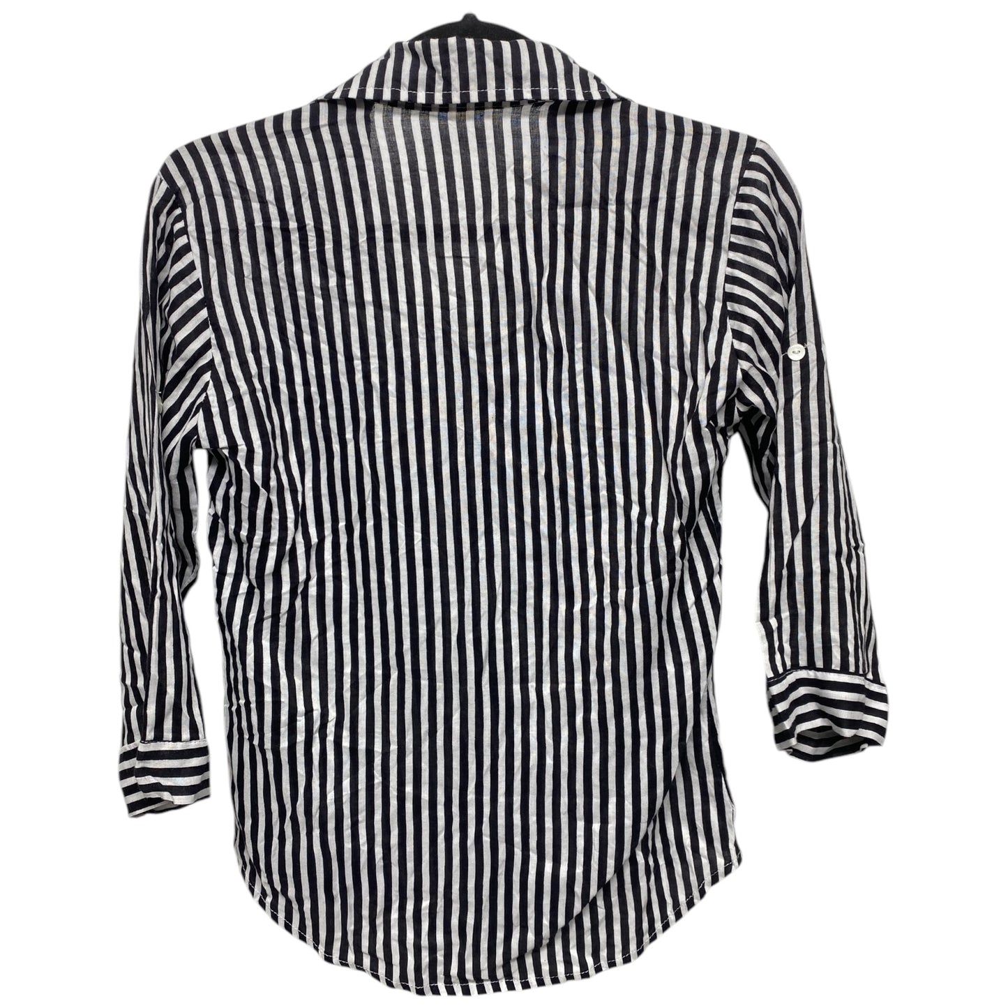 Top Long Sleeve By NOK In Striped Pattern, Size: S