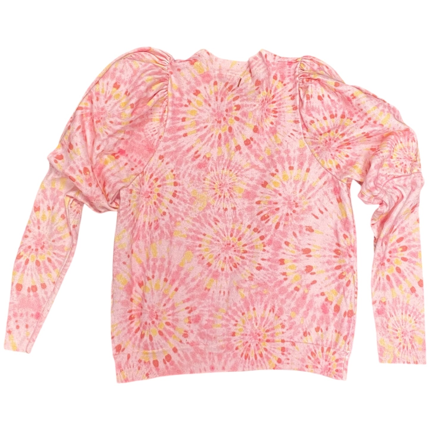Sweater By Misa In Pink & Yellow, Size: Xs