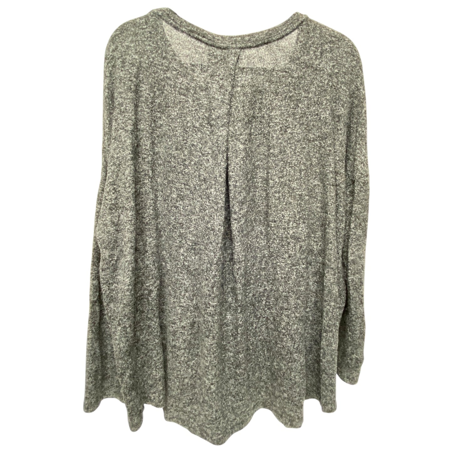 Top Long Sleeve By Merona In Grey, Size: Xxl